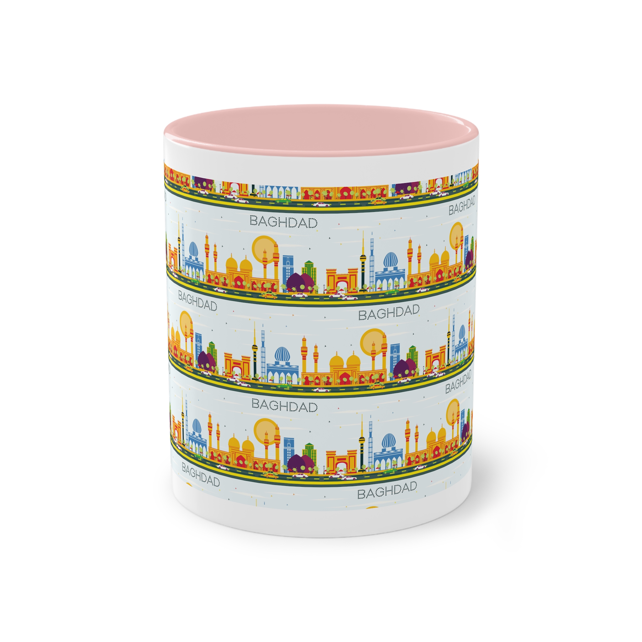 Baghdad Color Two Tone Coffee Mug 11oz - Image 45