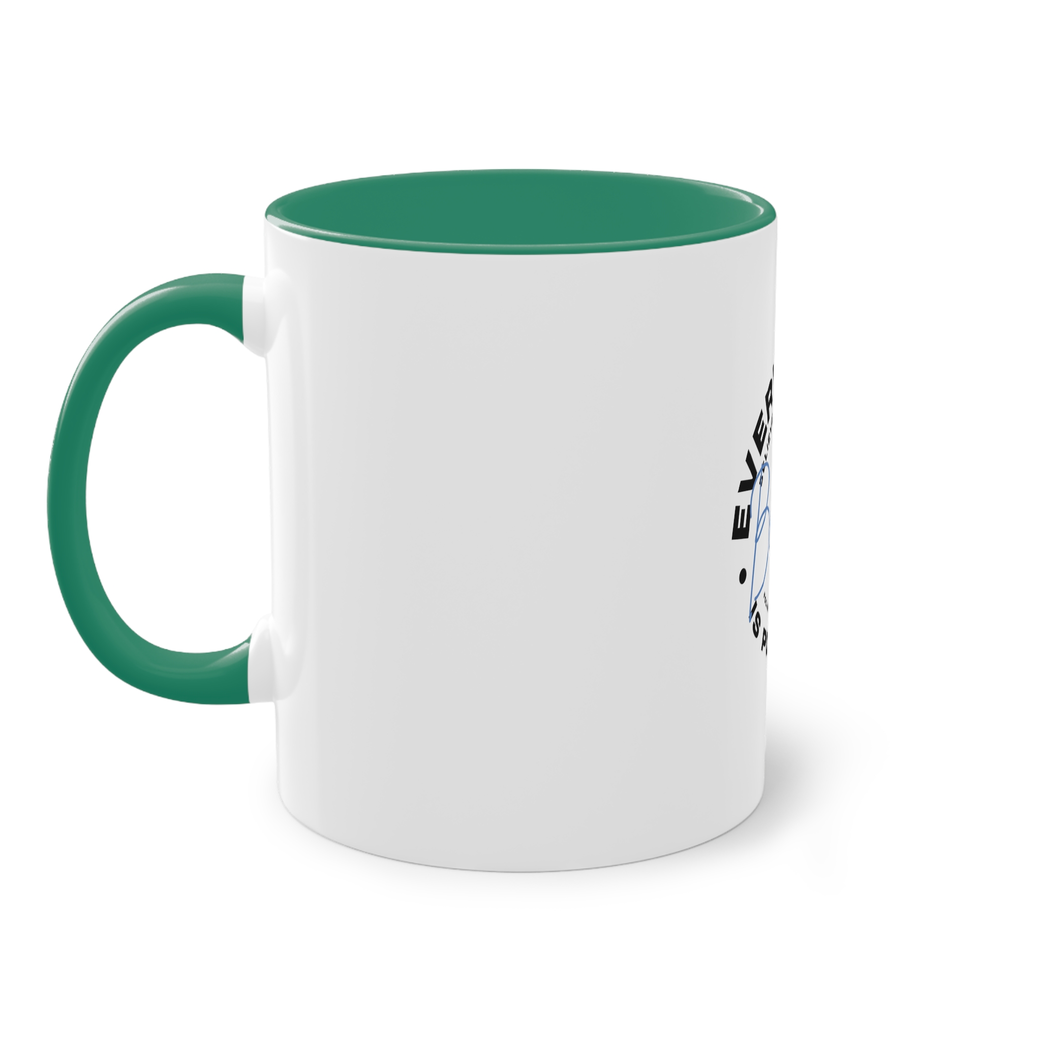 Believe Inspirational Typography Design Two Tone Coffee Mug 11oz - Image 31