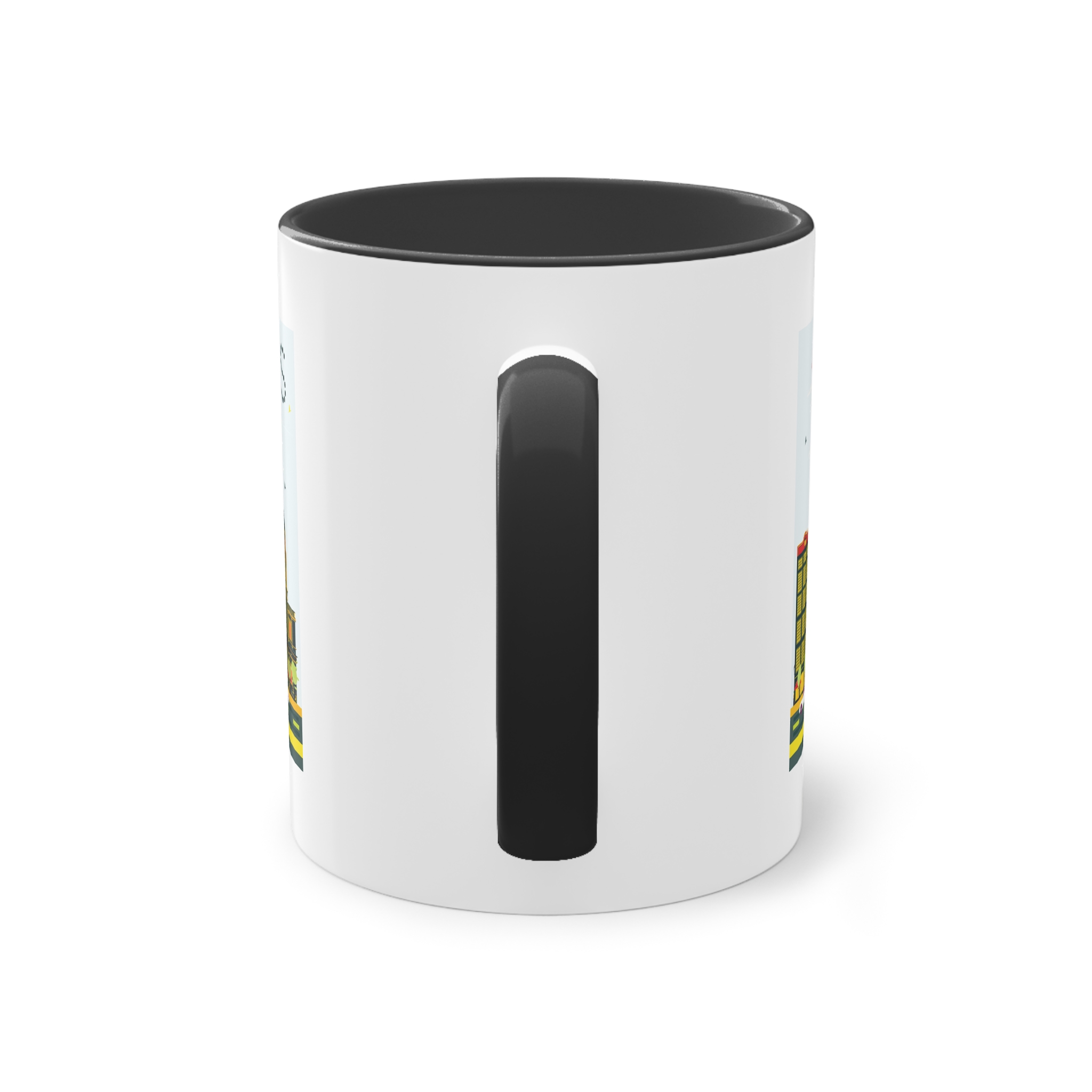 Paris Color Two Tone Coffee Mug 11oz - Image 10