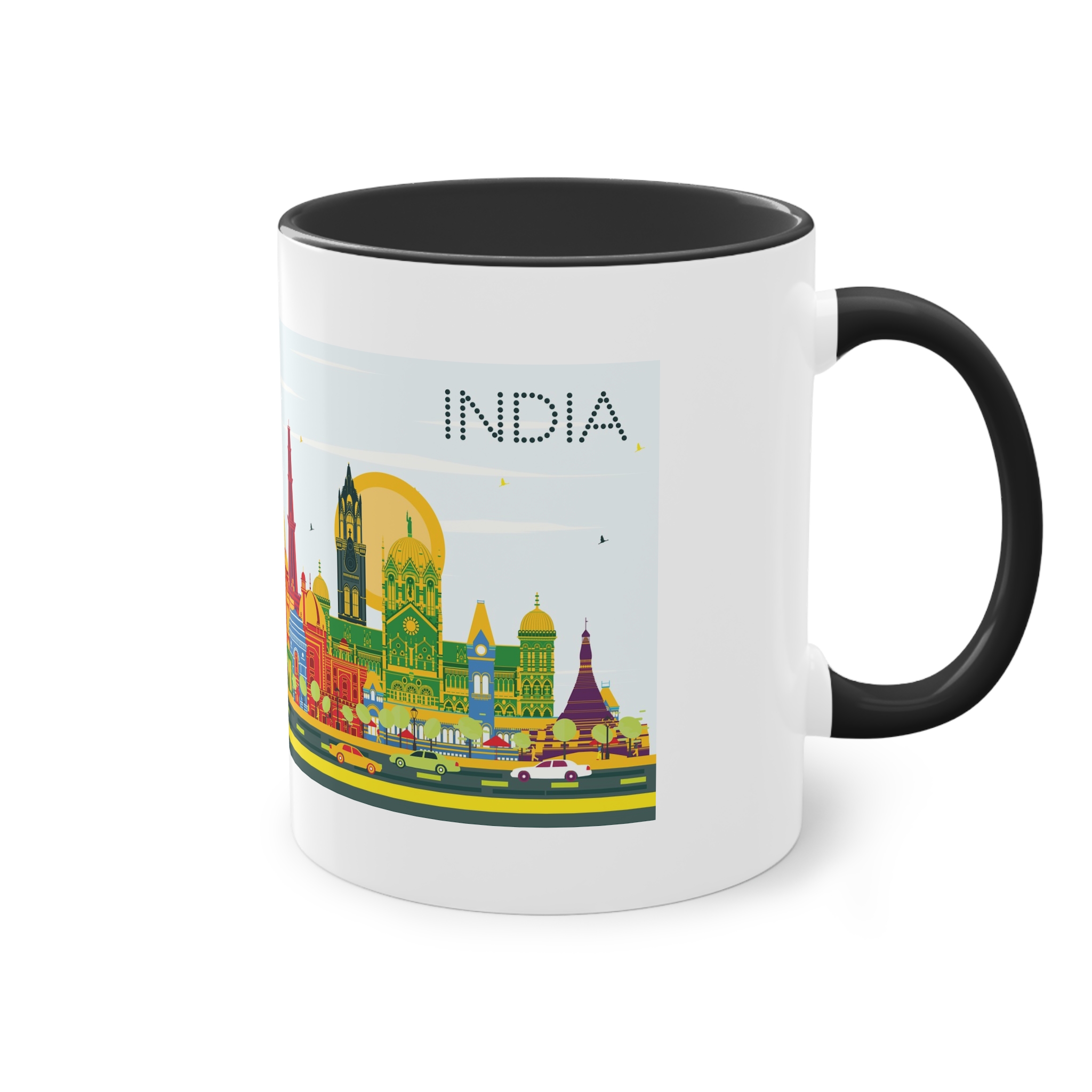 India Color Two Tone Coffee Mug 11oz - Image 12