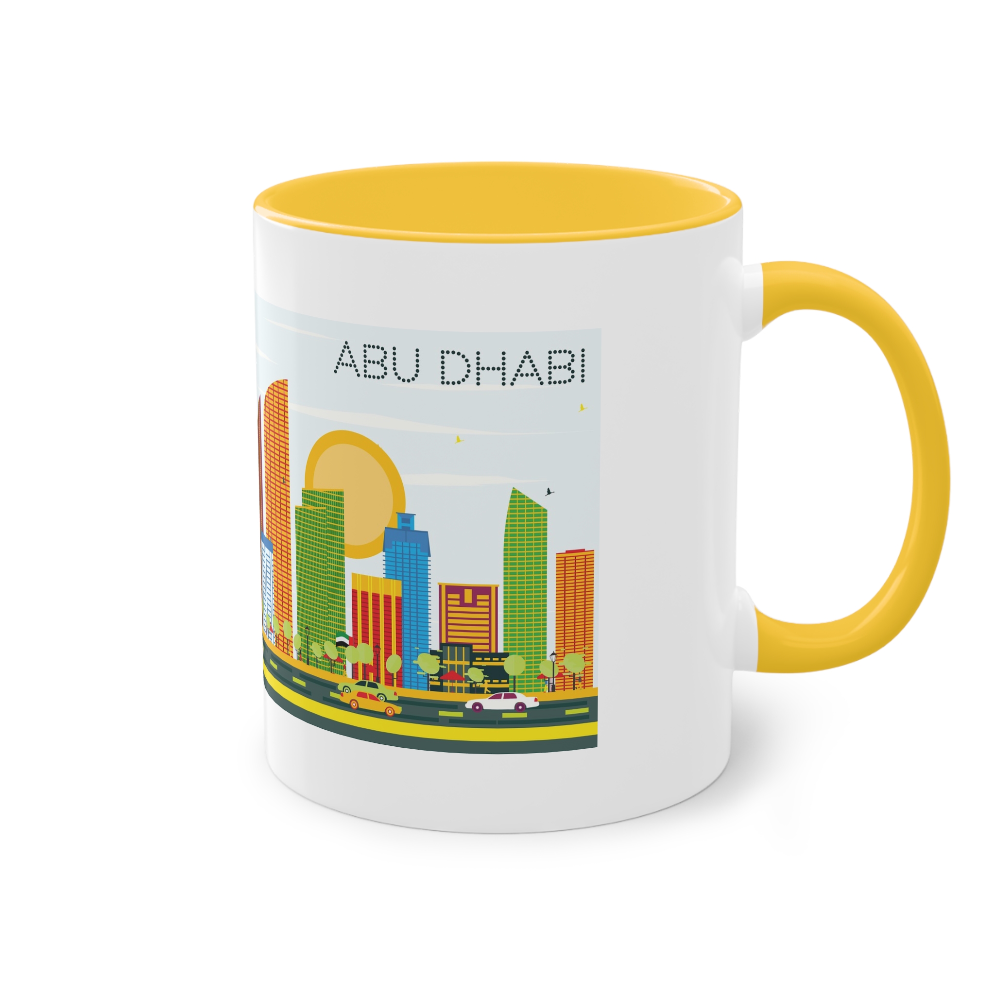 Abu Dhabi Color Two Tone Coffee Mug 11oz - Image 20