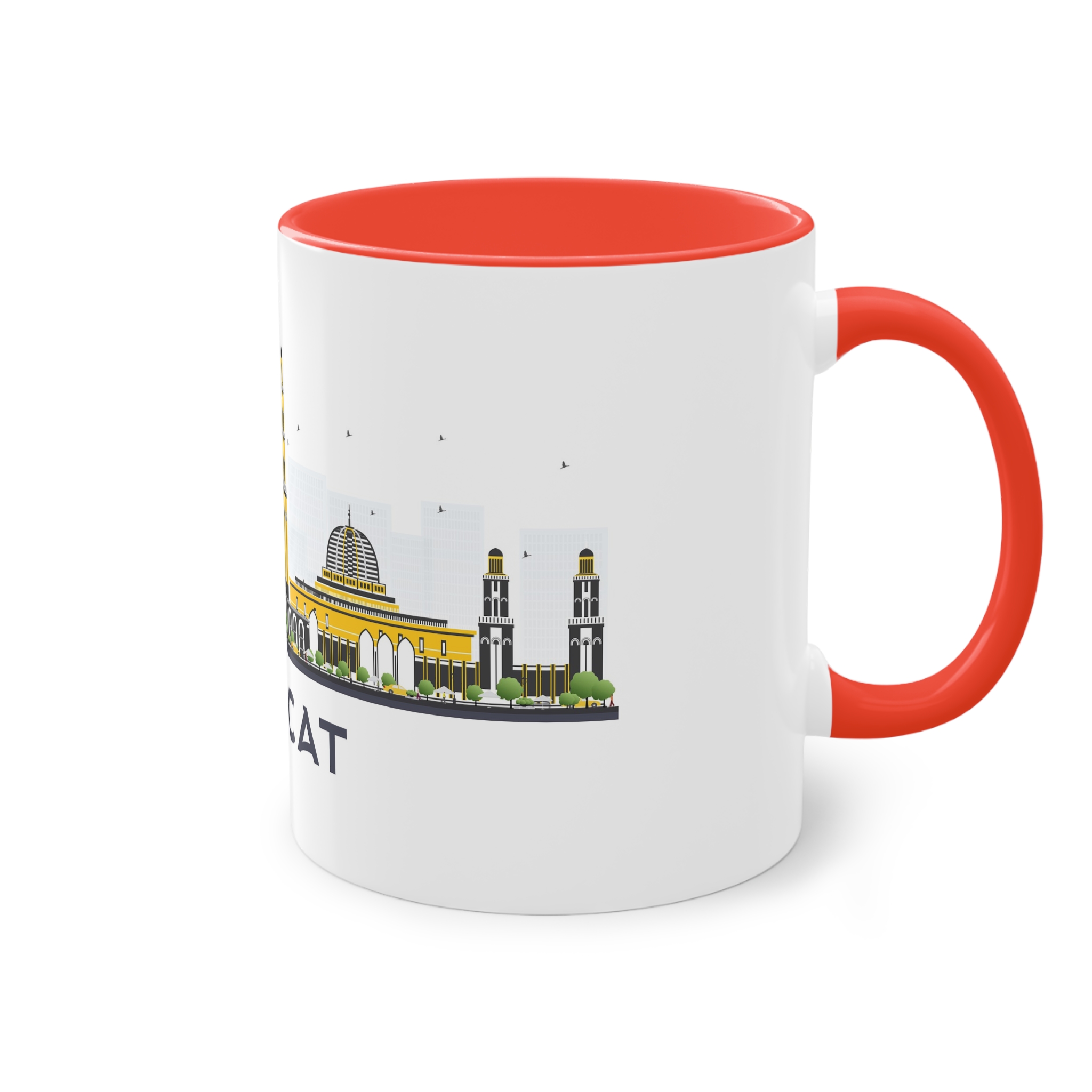 Muscat Isolated Two Tone Coffee Mug 11oz - Image 4