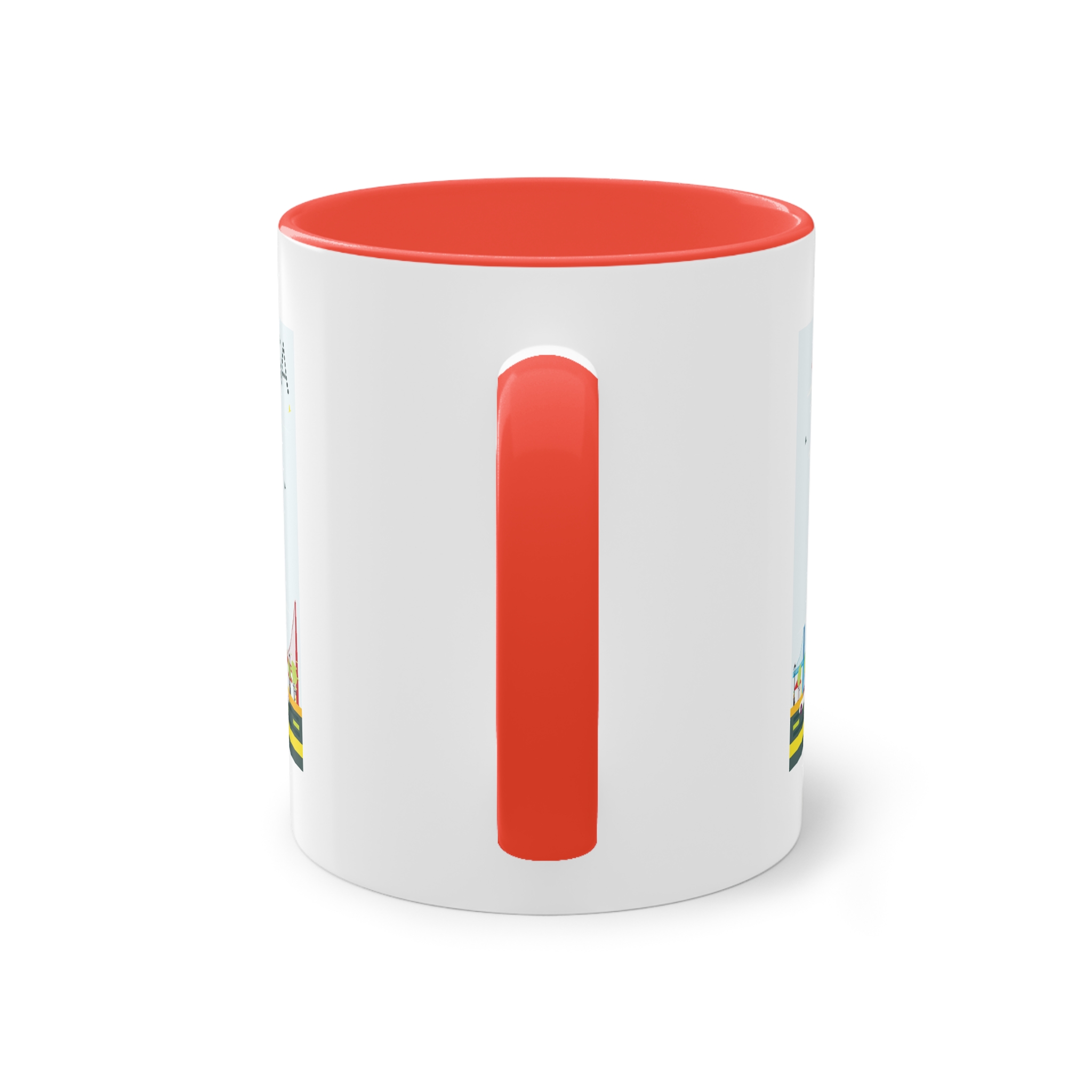 Usa Color Two Tone Coffee Mug 11oz - Image 2