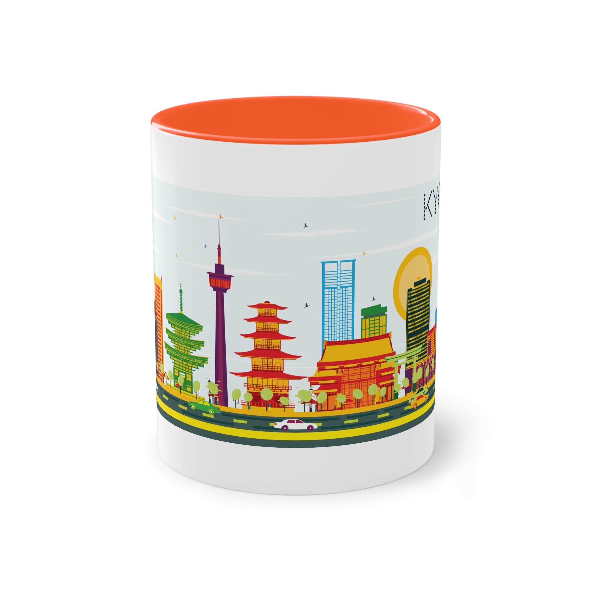 Kyoto Color Two Tone Coffee Mug 11oz - Image 13