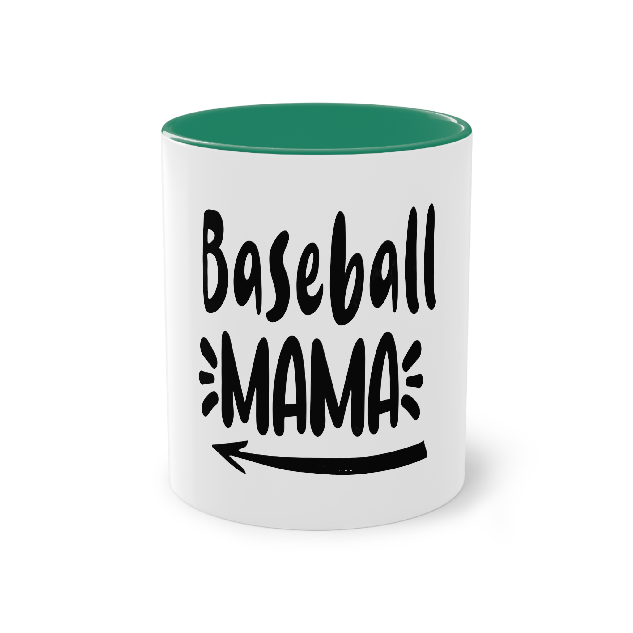 Baseball Mama 1 Two Tone Coffee Mug 11oz - Image 29
