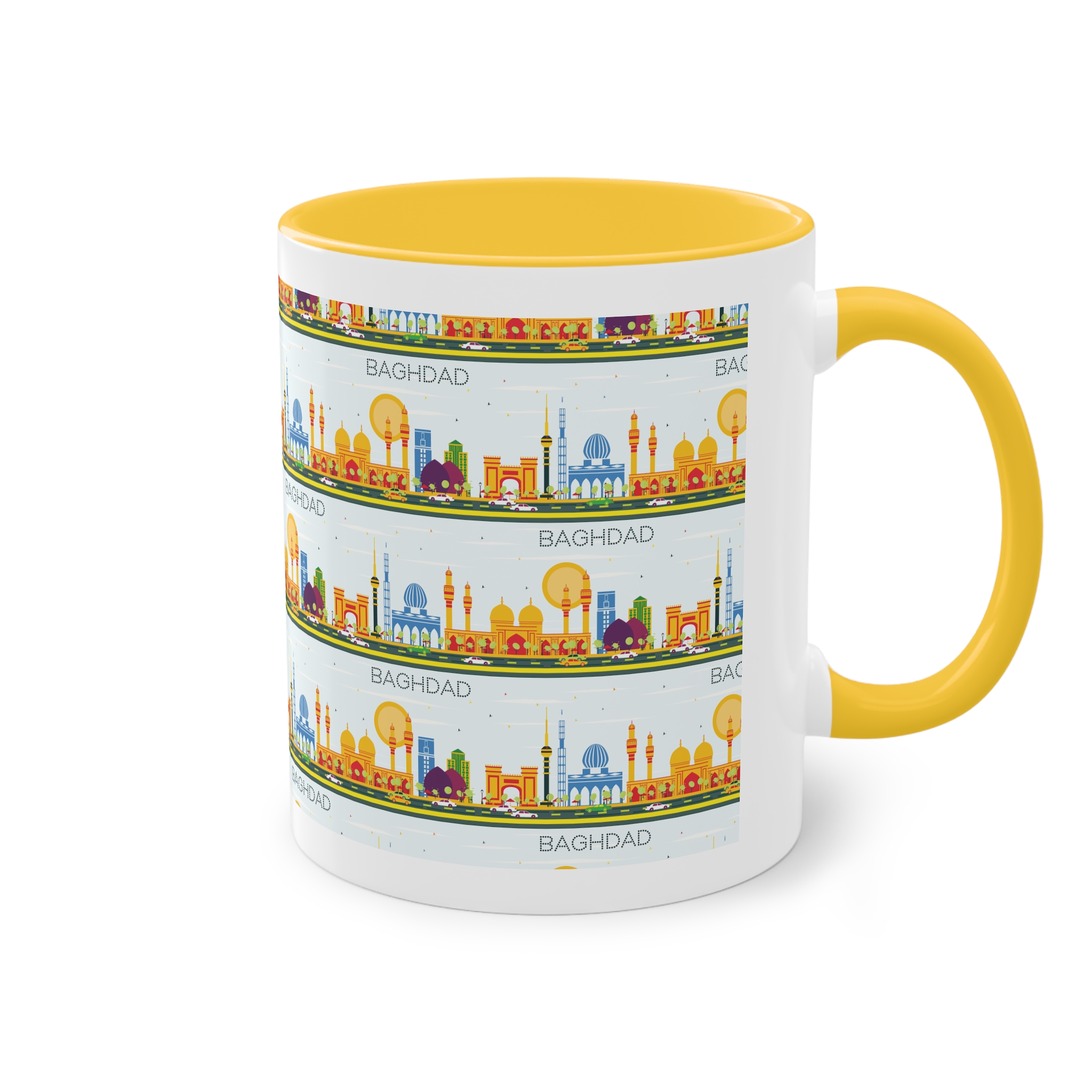 Baghdad Color Two Tone Coffee Mug 11oz - Image 20