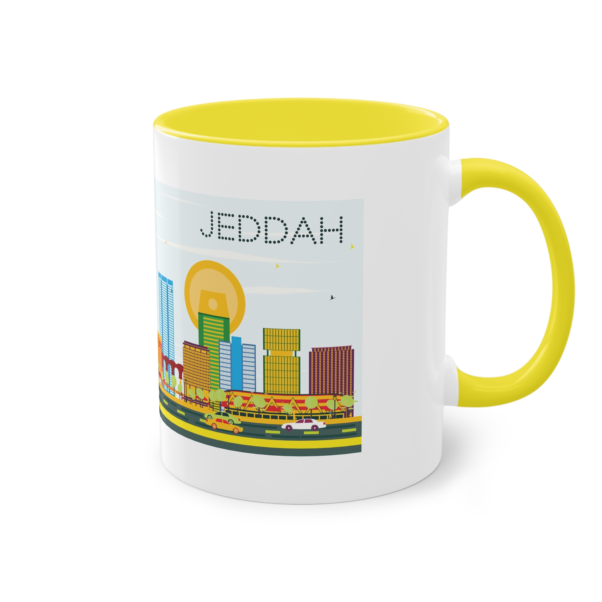 Jeddah Color Two Tone Coffee Mug 11oz - Image 24