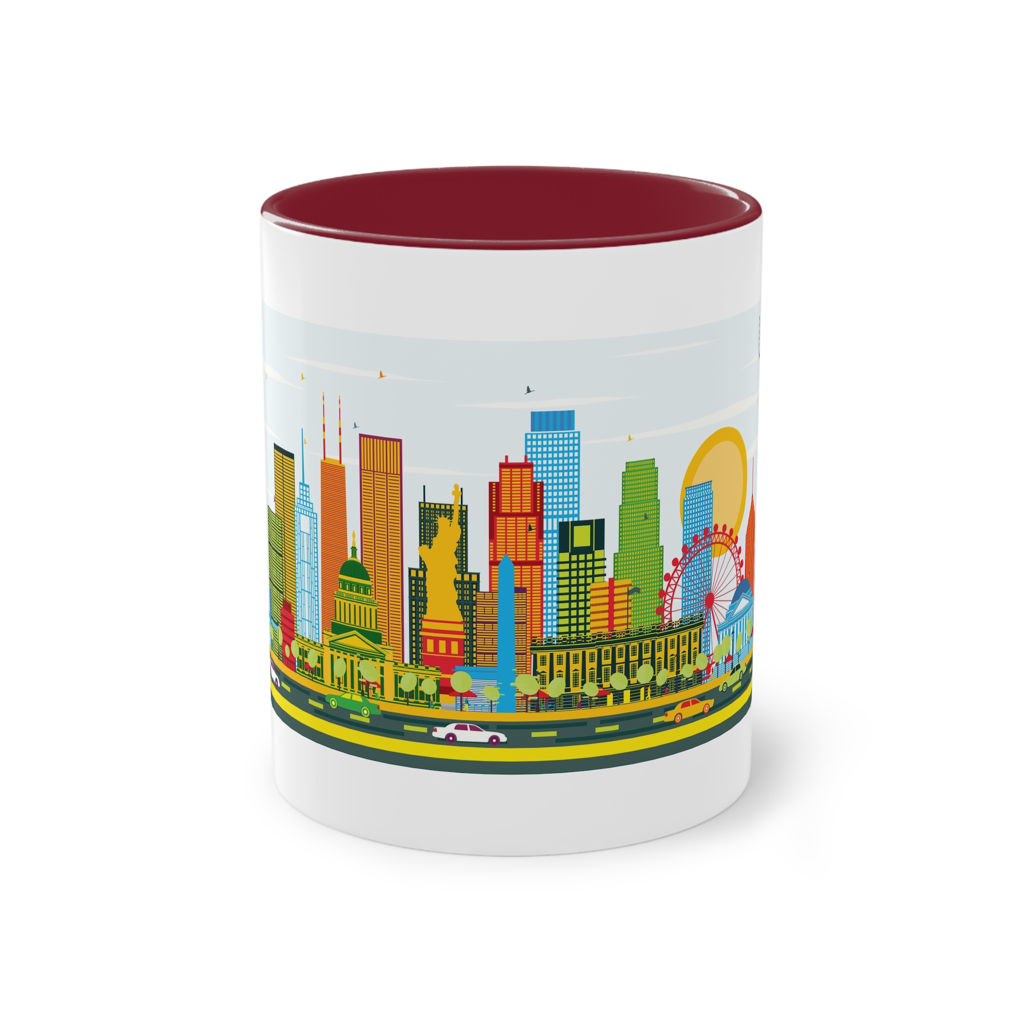 Usa Color Two Tone Coffee Mug 11oz - Image 5