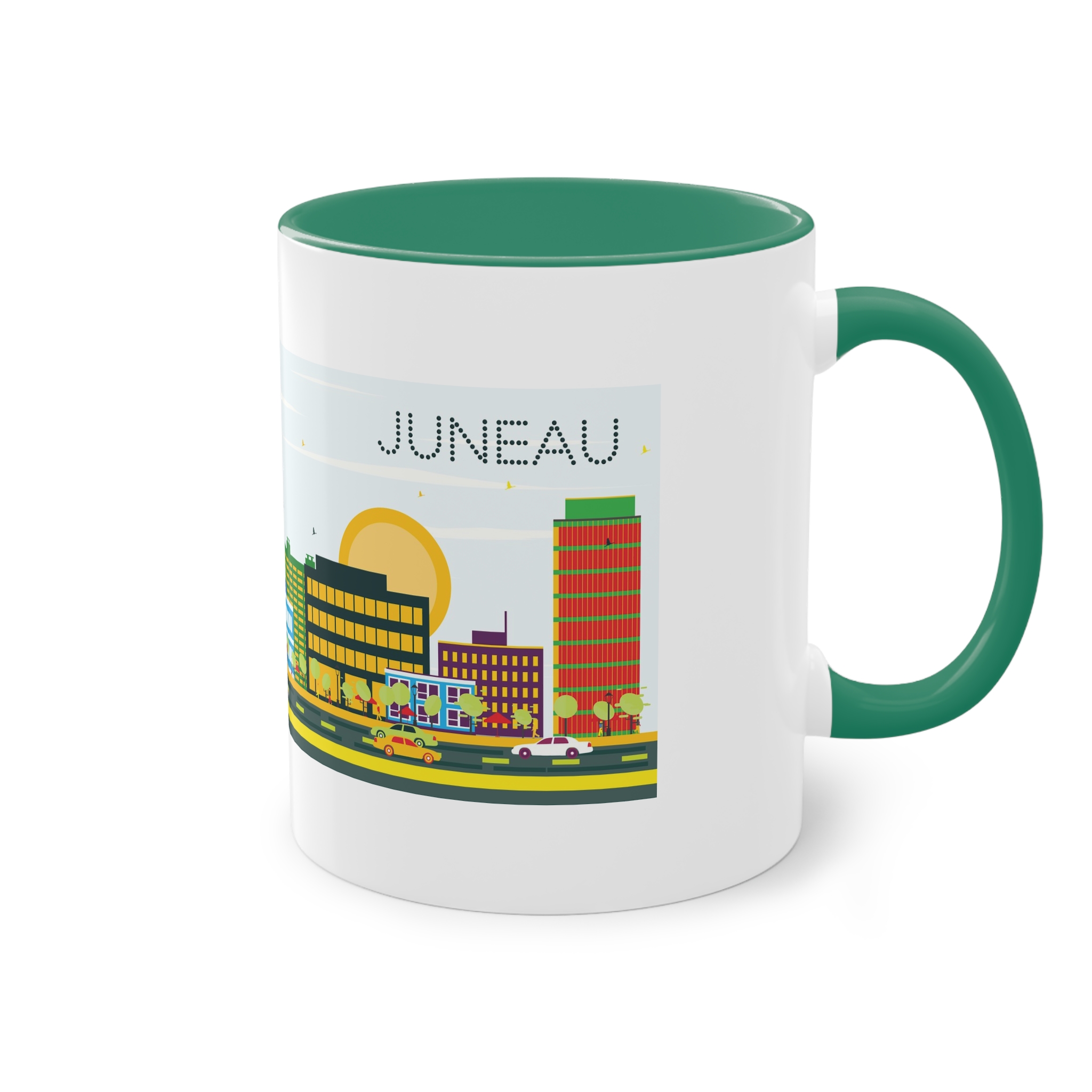 Juneau Color Two Tone Coffee Mug 11oz - Image 32