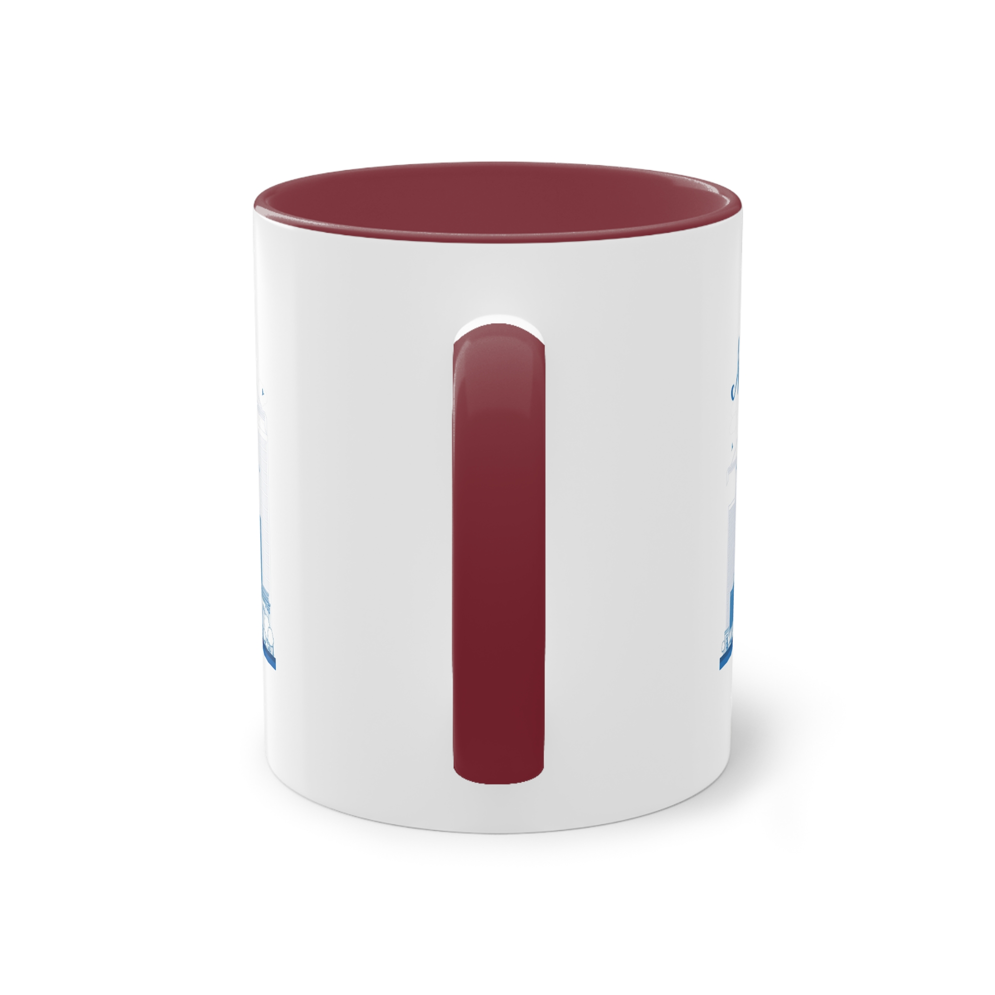 Moscow New Outline Two Tone Coffee Mug 11oz - Image 6