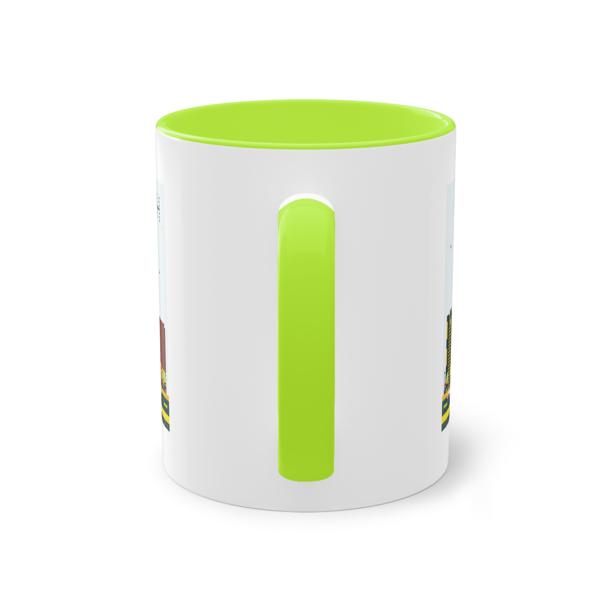 Jeddah Color Two Tone Coffee Mug 11oz - Image 26