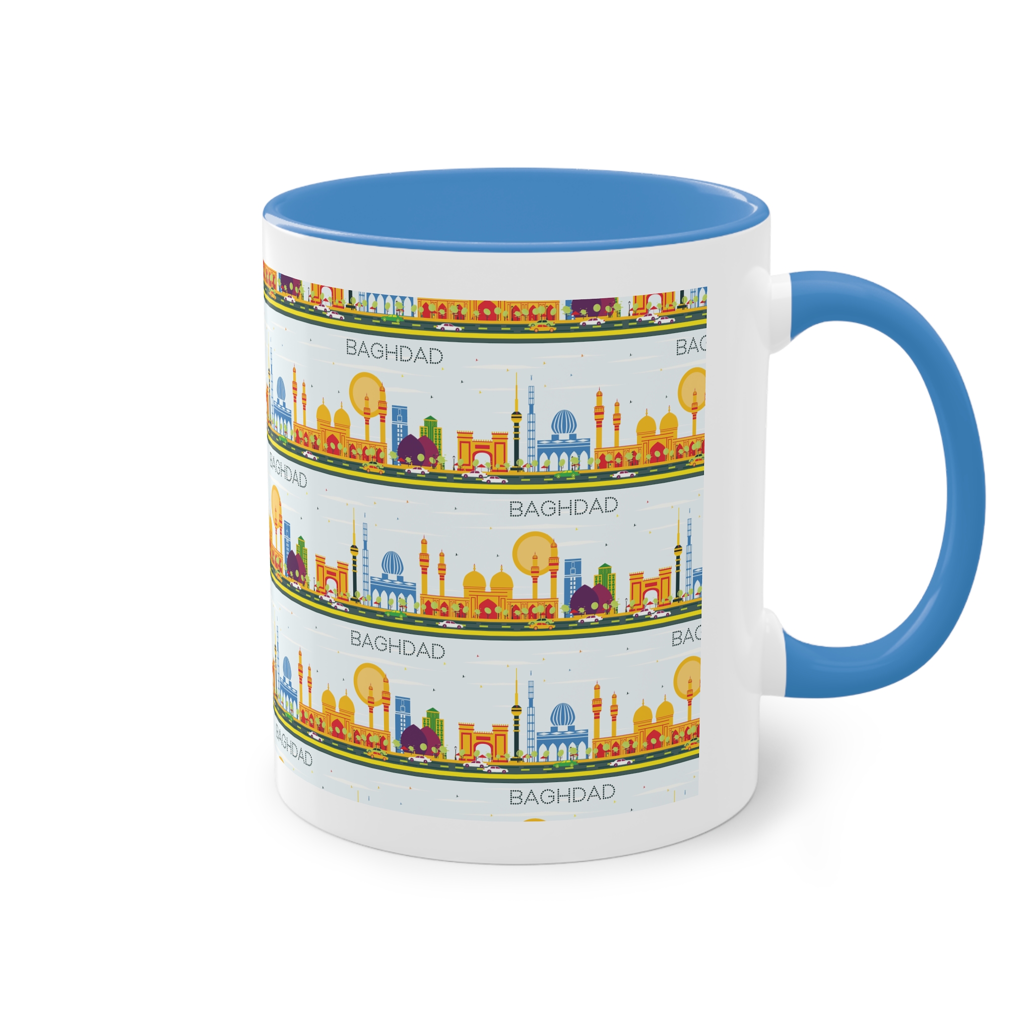 Baghdad Color Two Tone Coffee Mug 11oz - Image 36