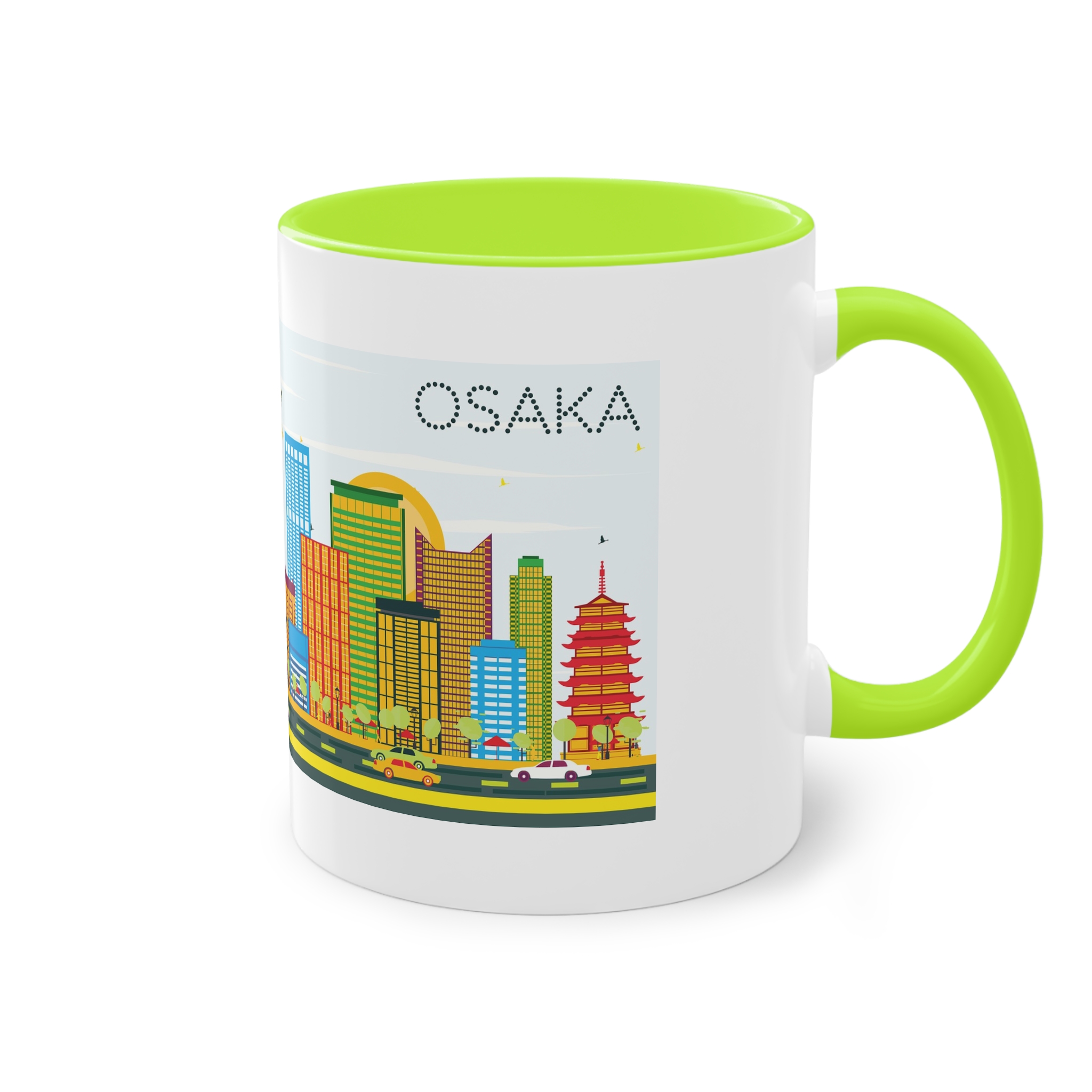 Osaka Color Two Tone Coffee Mug 11oz - Image 28