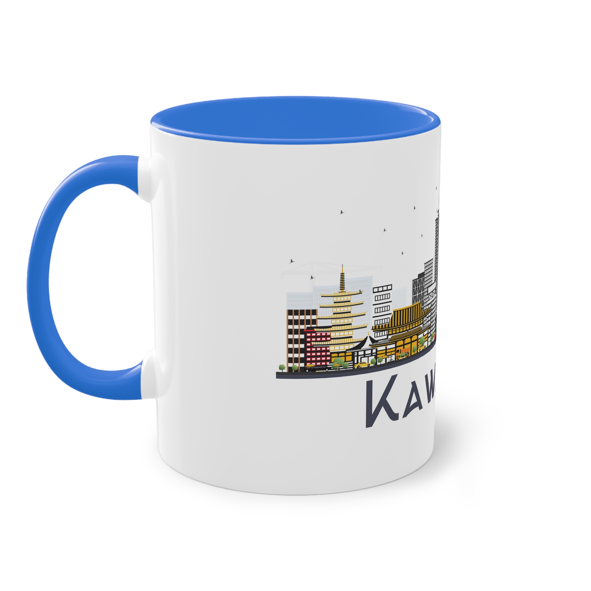 Kawasaki Isolated Two Tone Coffee Mug 11oz - Image 39