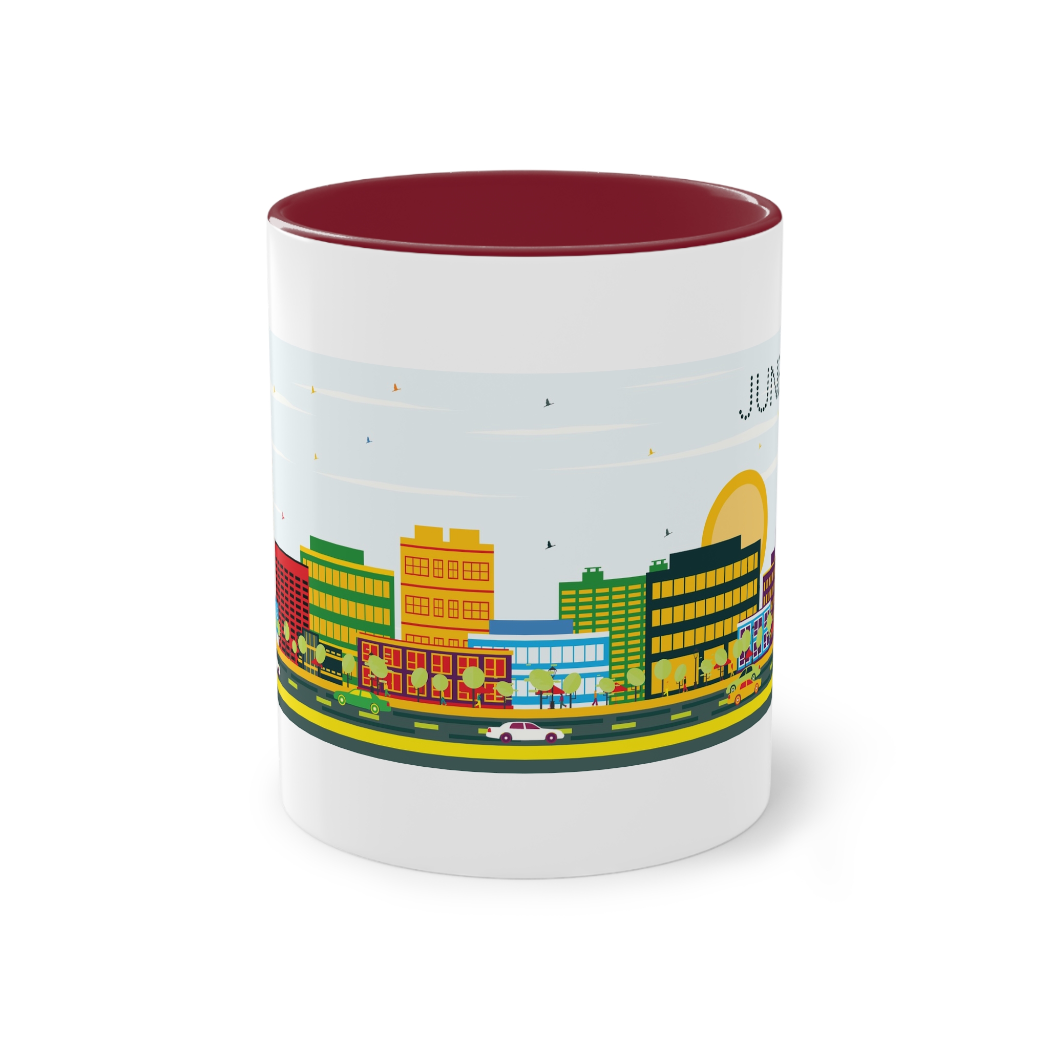 Juneau Color Two Tone Coffee Mug 11oz - Image 5