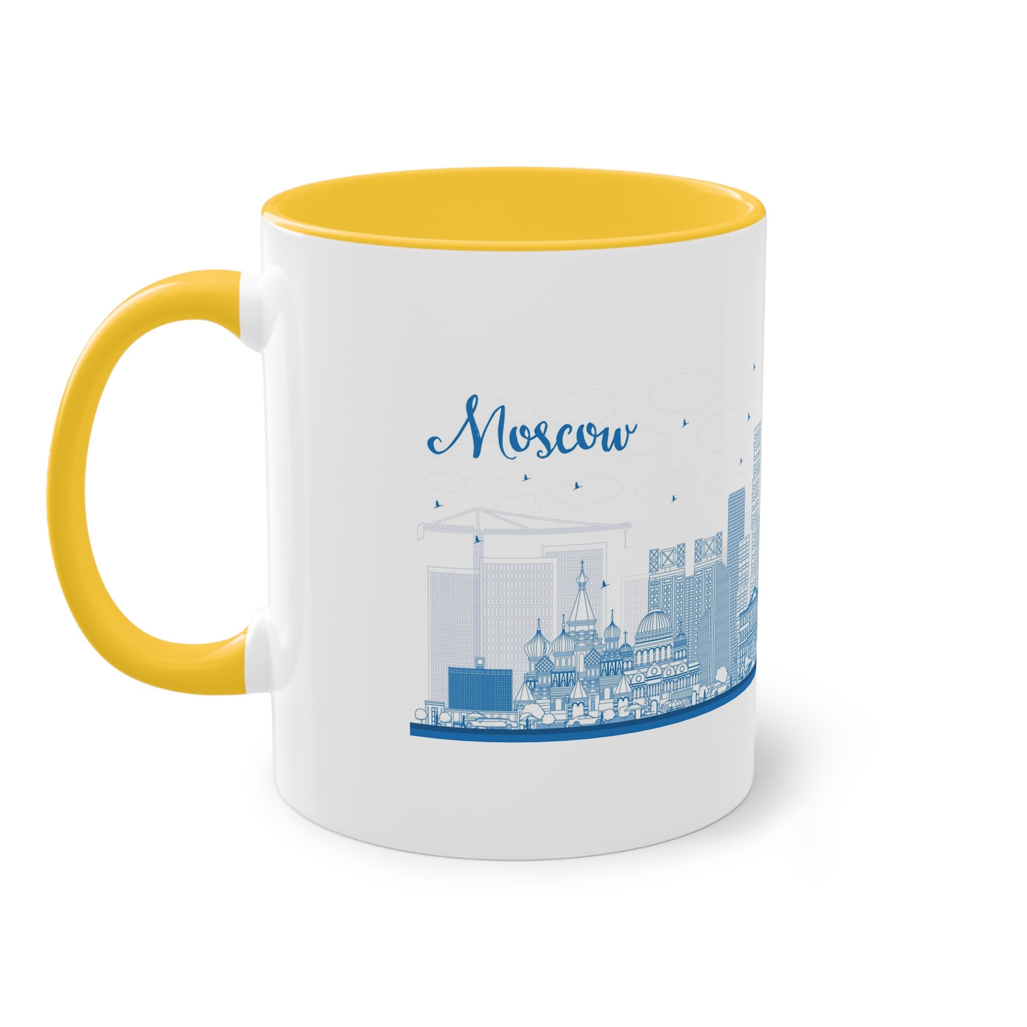 Moscow New Outline Two Tone Coffee Mug 11oz - Image 19