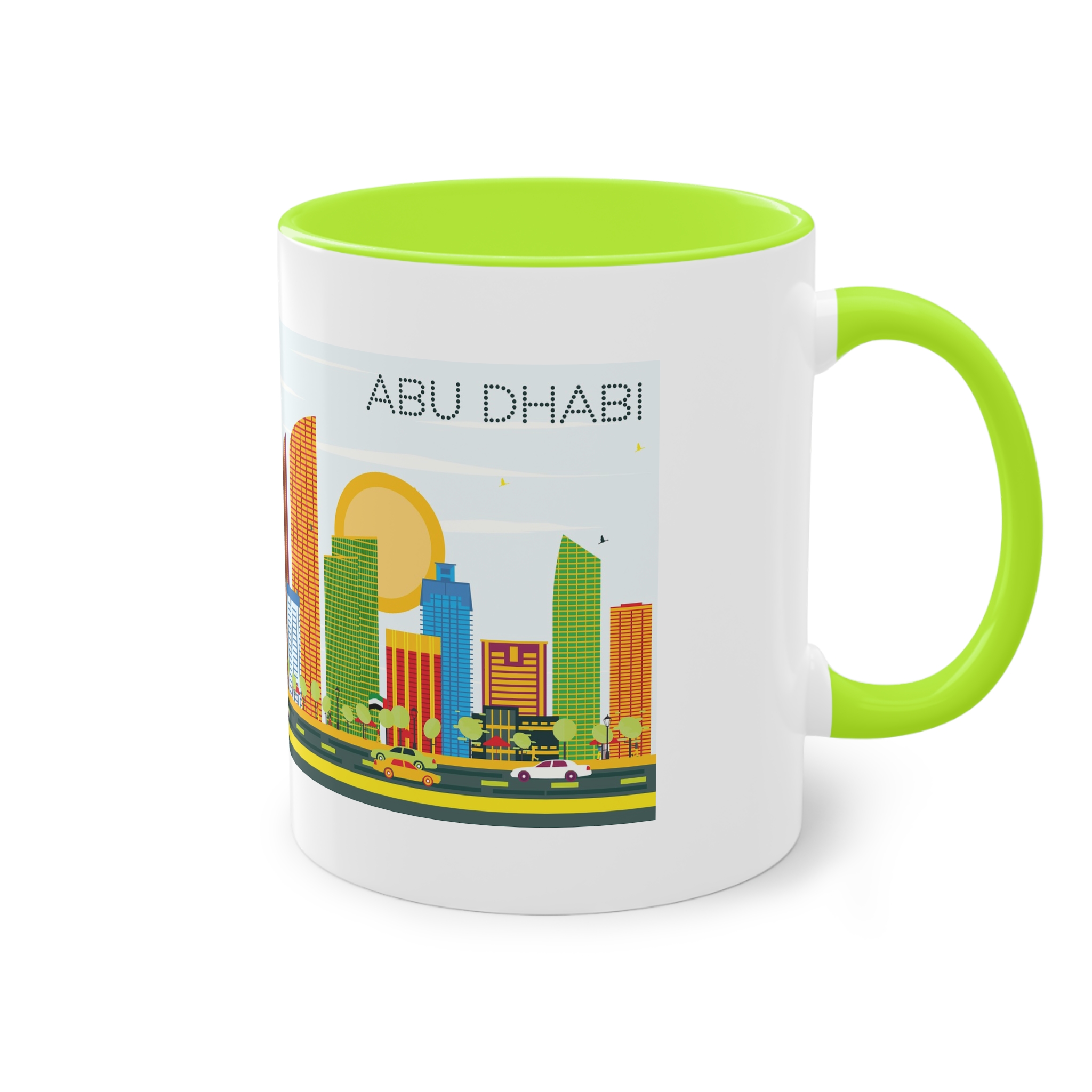 Abu Dhabi Color Two Tone Coffee Mug 11oz - Image 28