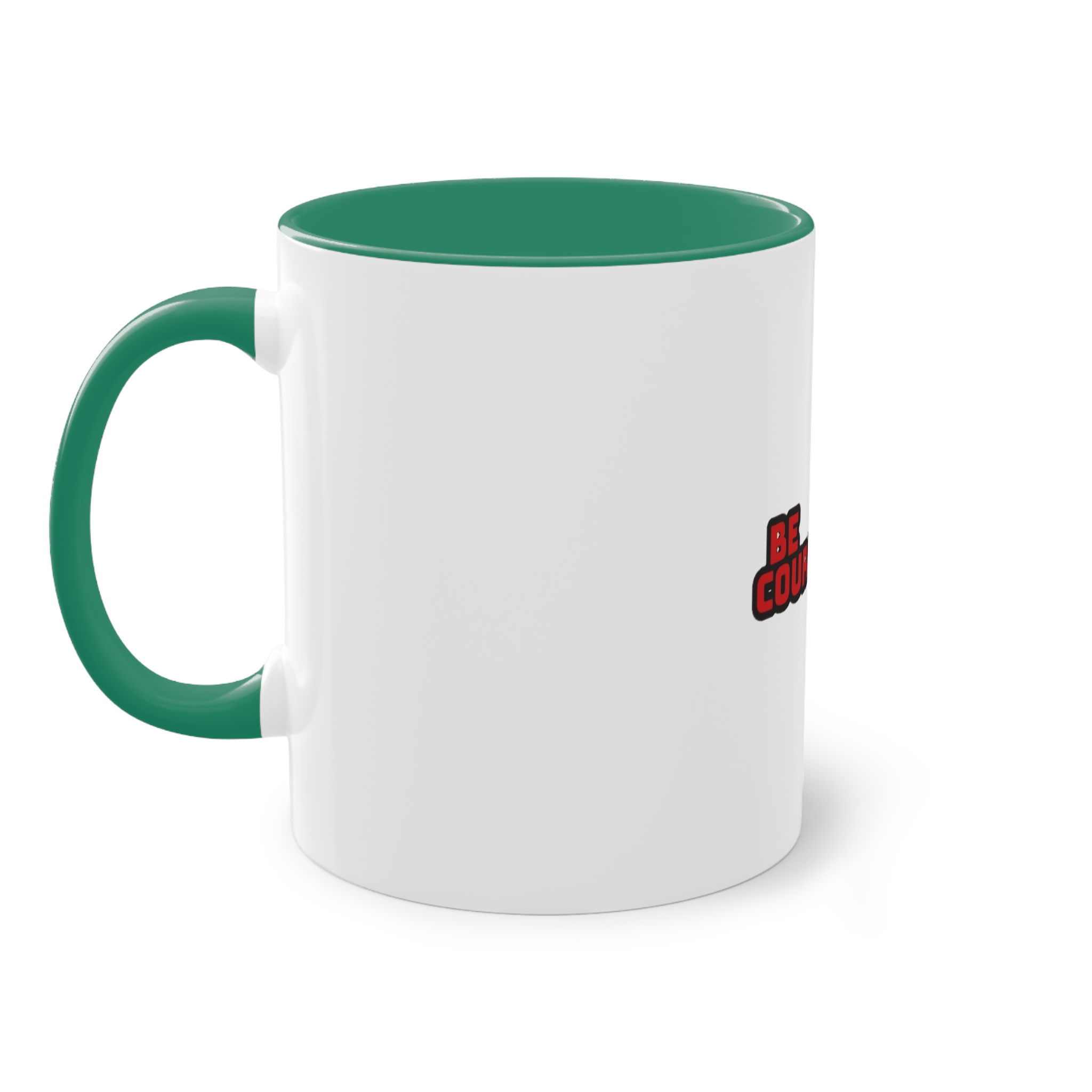Be Courageous Two Tone Coffee Mug 11oz - Image 31