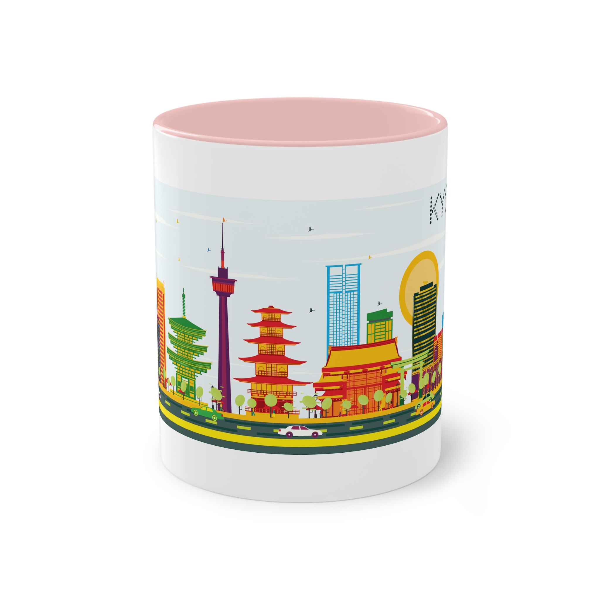Kyoto Color Two Tone Coffee Mug 11oz - Image 45