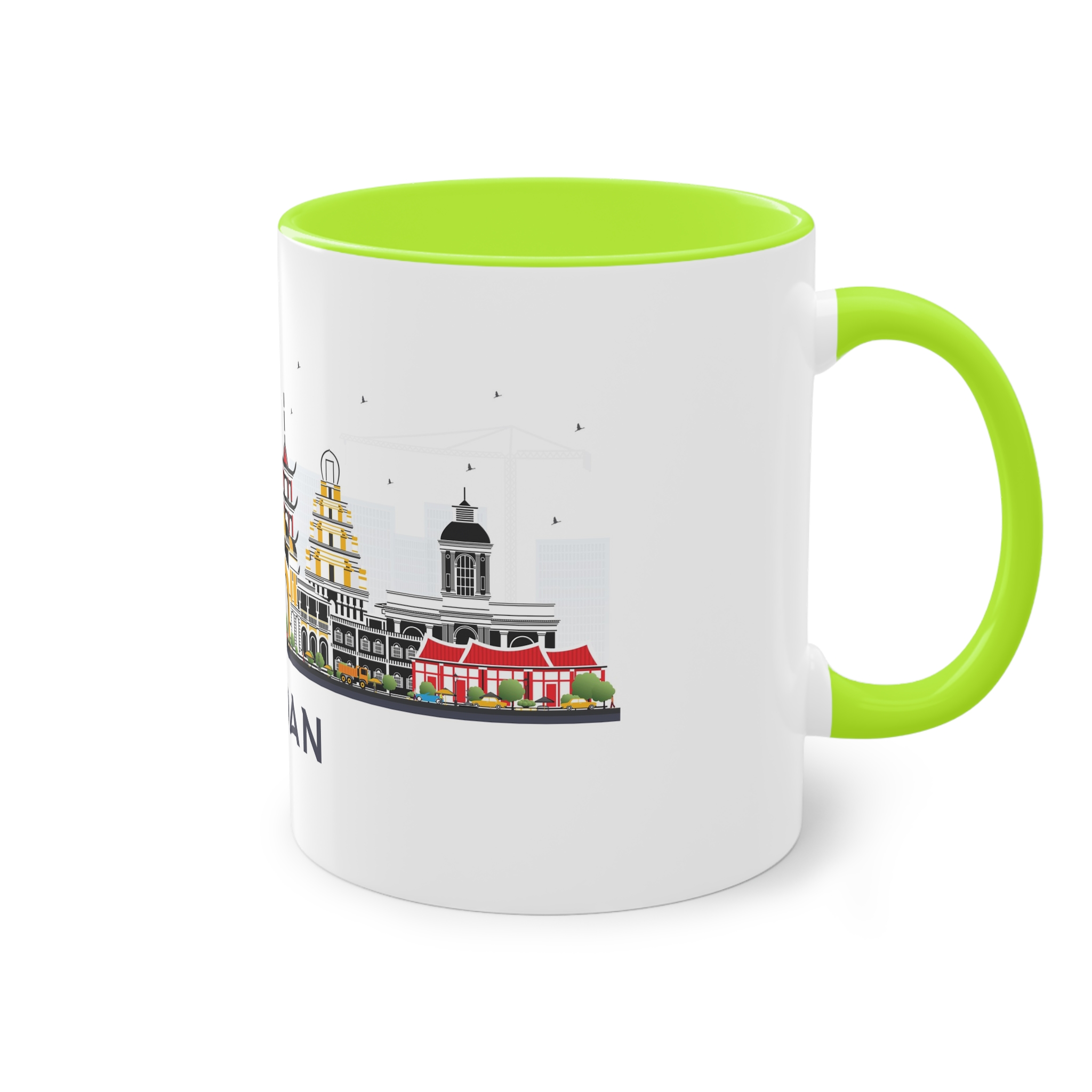 Medan Isolated Two Tone Coffee Mug 11oz - Image 28