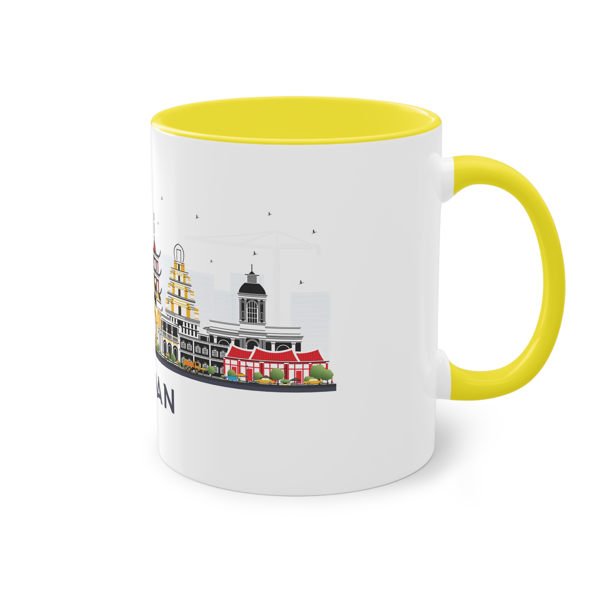 Medan Isolated Two Tone Coffee Mug 11oz - Image 24