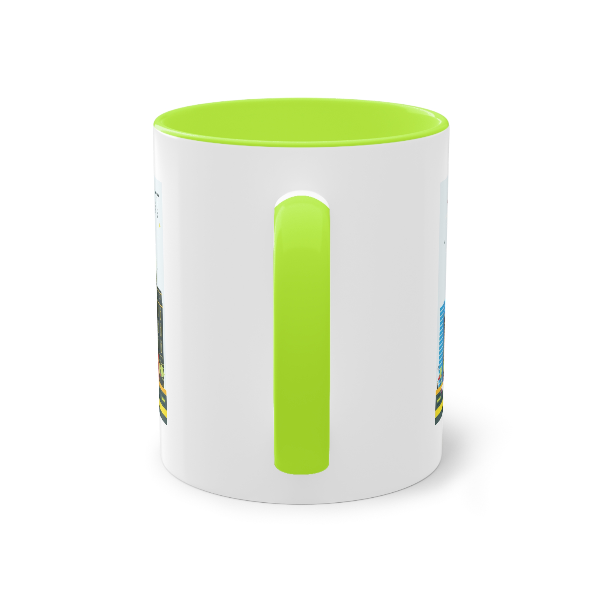 Beirut Color Two Tone Coffee Mug 11oz - Image 26