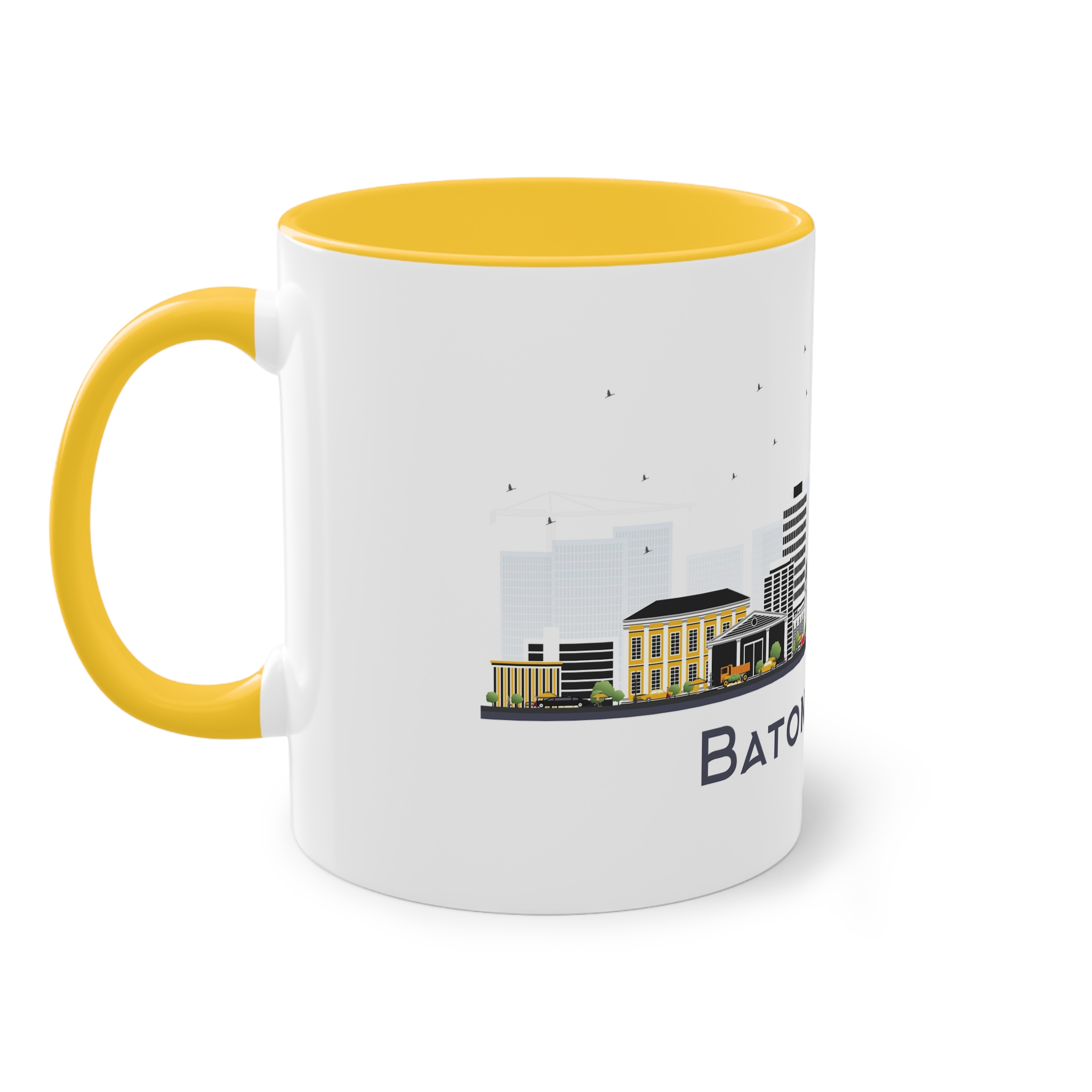 Baton Rouge Isolated Two Tone Coffee Mug 11oz - Image 19