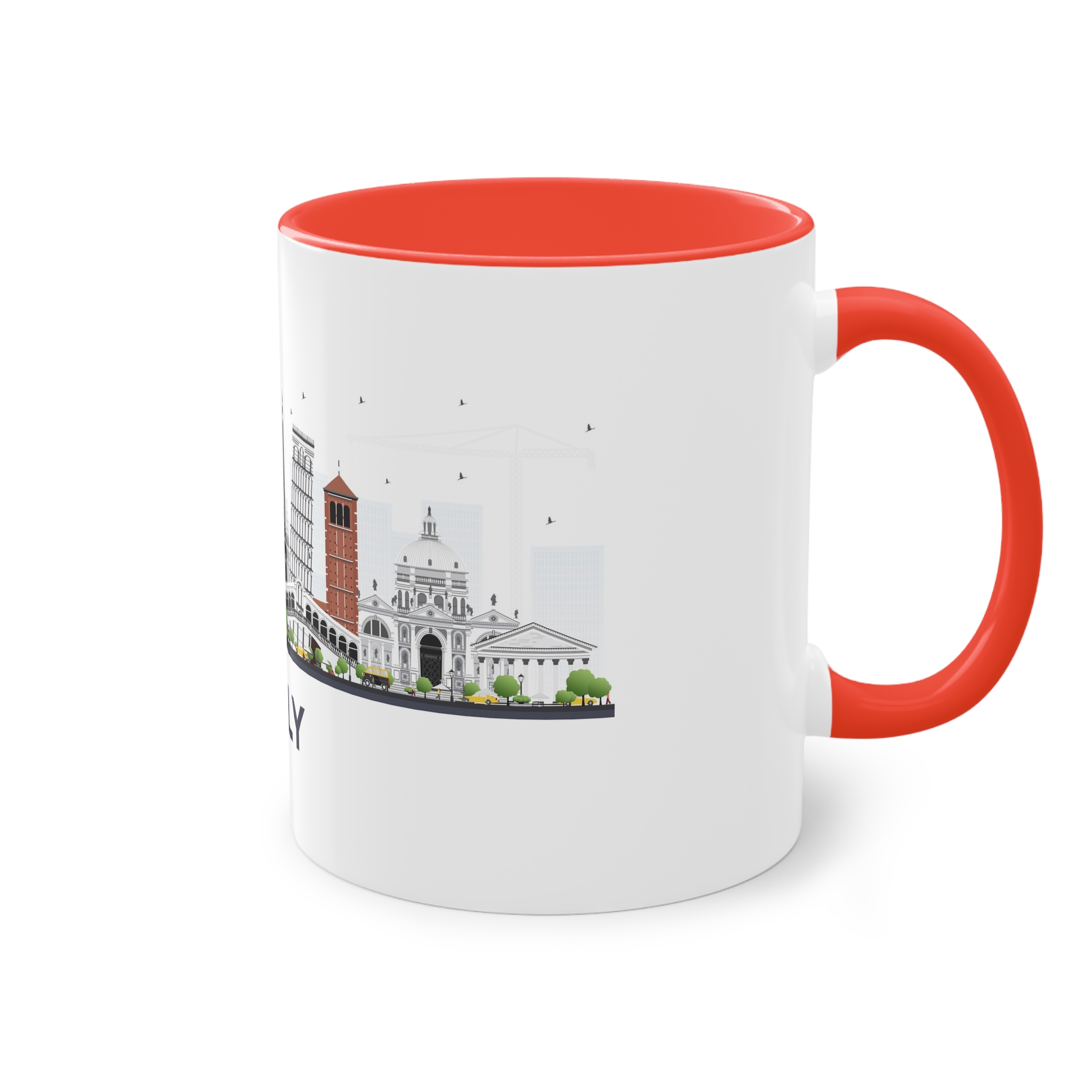Italy Isolated Two Tone Coffee Mug 11oz - Image 4