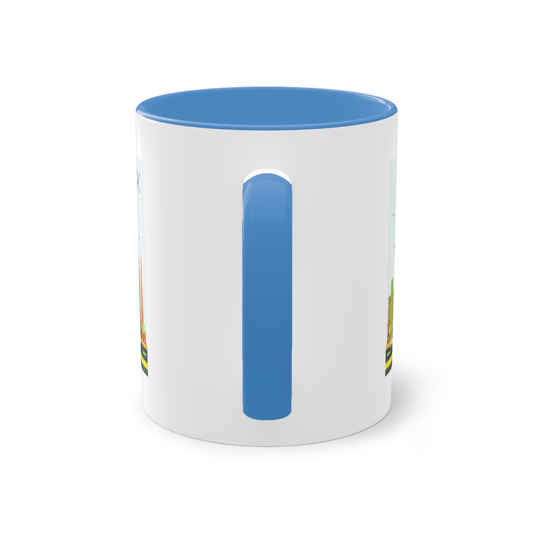 Bangkok Color Two Tone Coffee Mug 11oz - Image 34