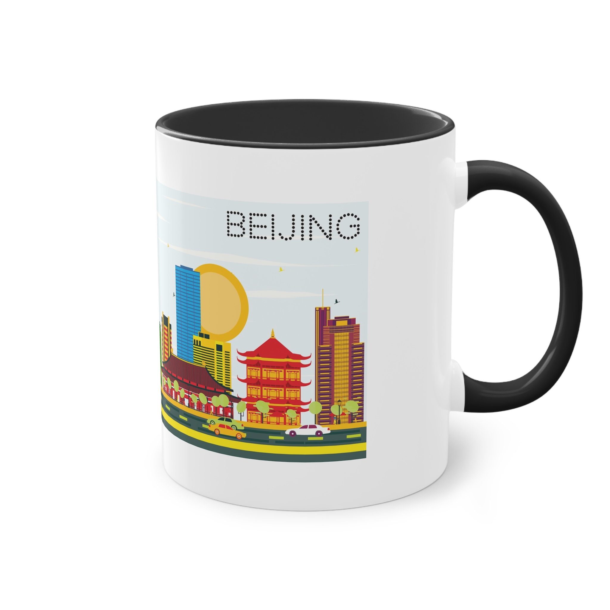 Beijing Color Two Tone Coffee Mug 11oz - Image 12