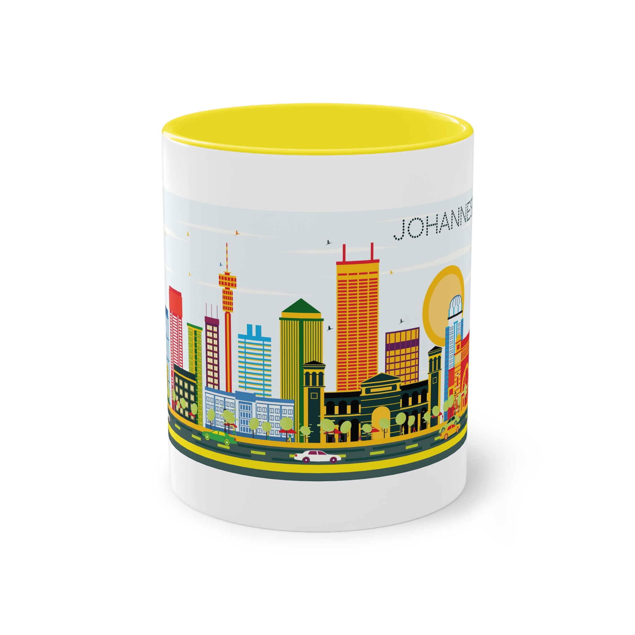 Johannesburg Color Two Tone Coffee Mug 11oz - Image 21