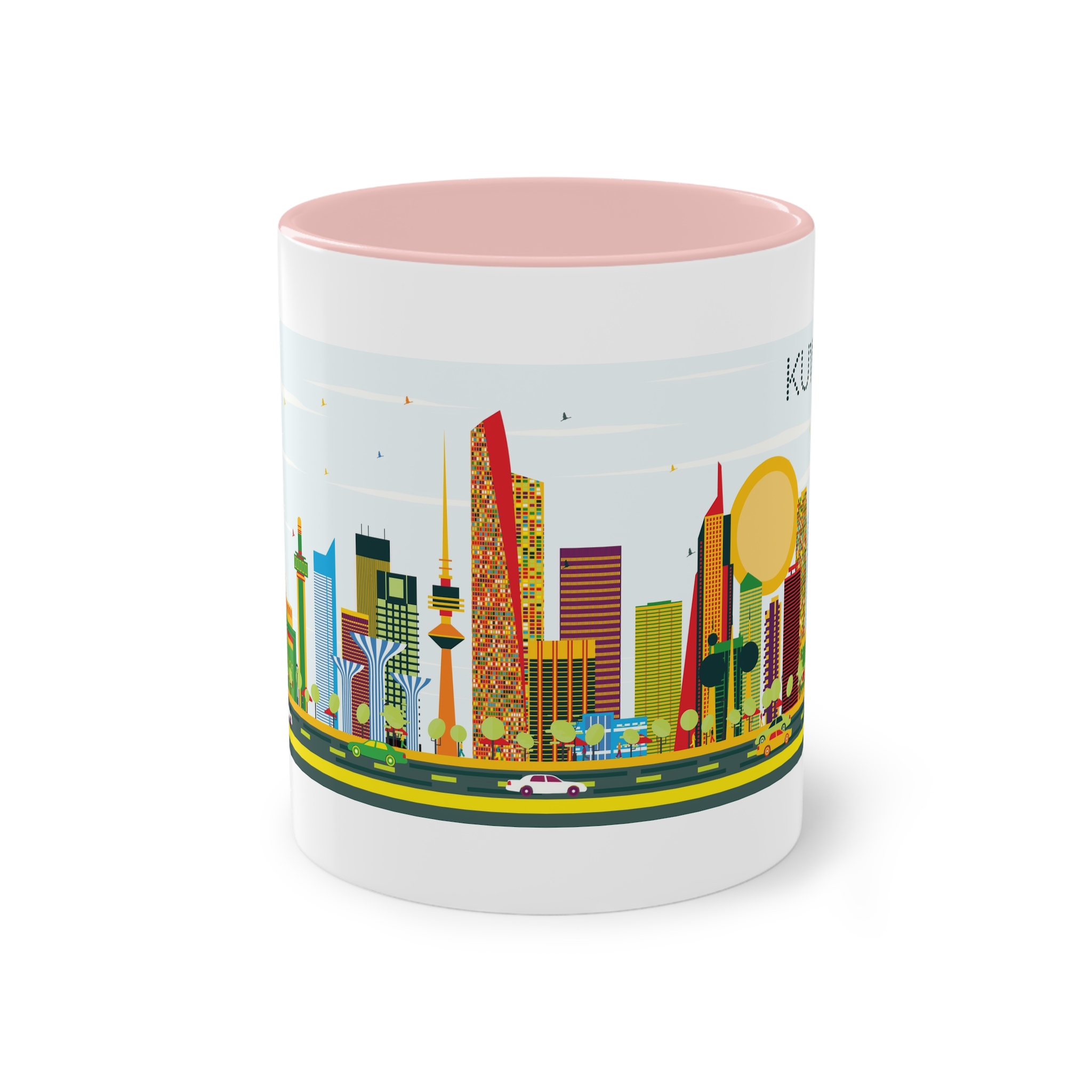 Kuwait Color Two Tone Coffee Mug 11oz - Image 45