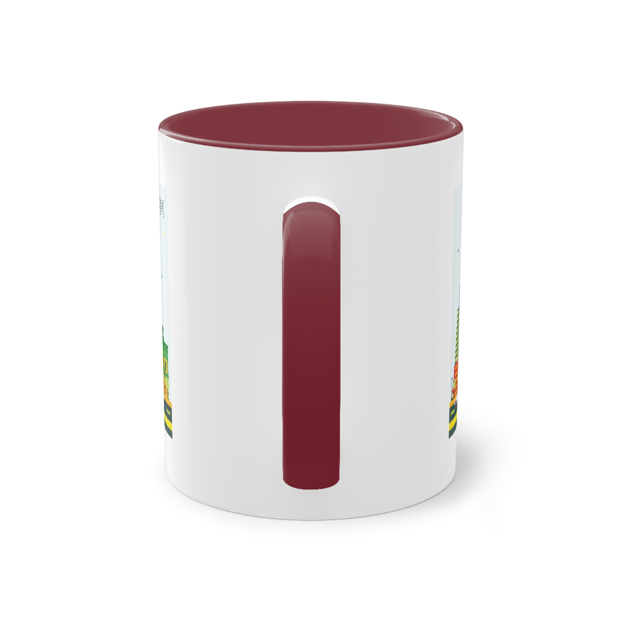 Visakhapatnam Color Two Tone Coffee Mug 11oz - Image 6