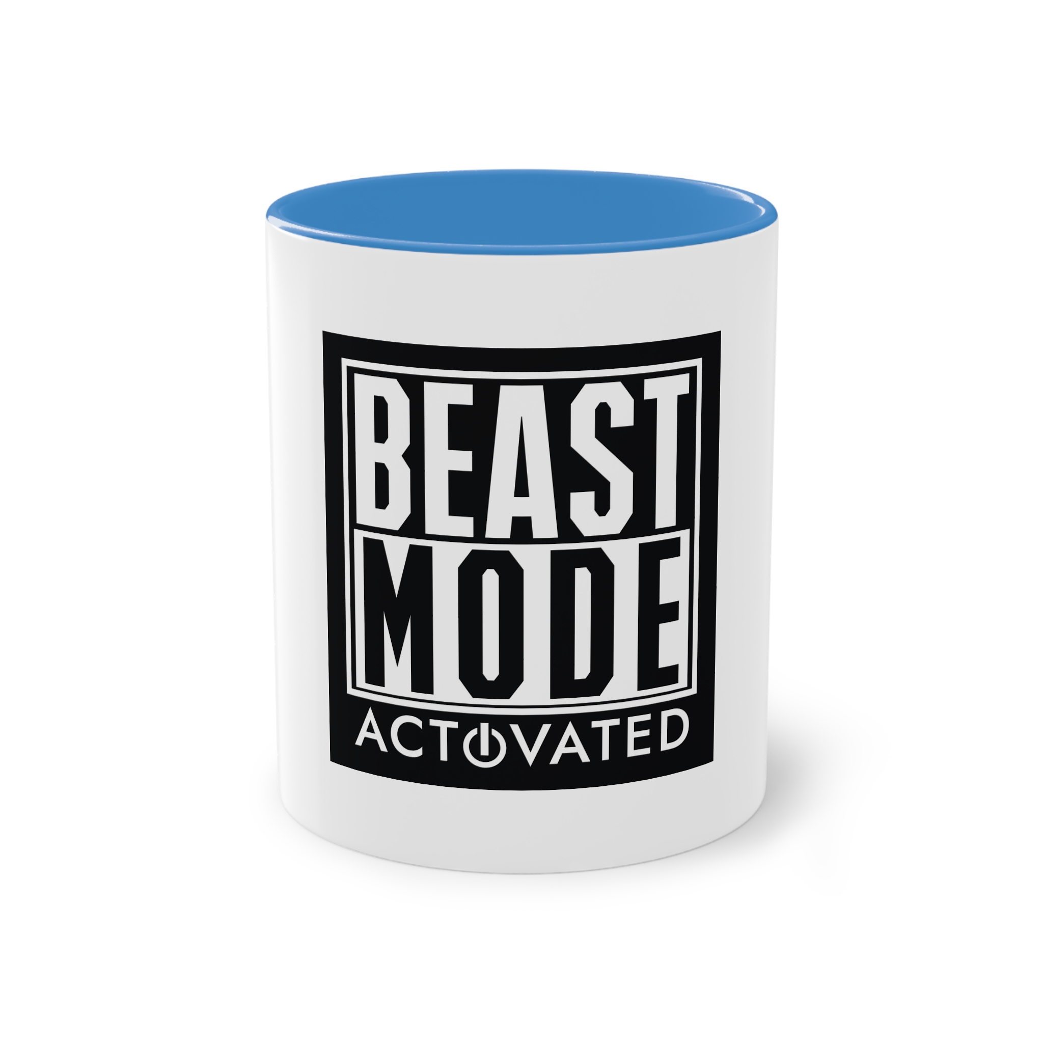 Beast Mode Activated Two Tone Coffee Mug 11oz - Image 33