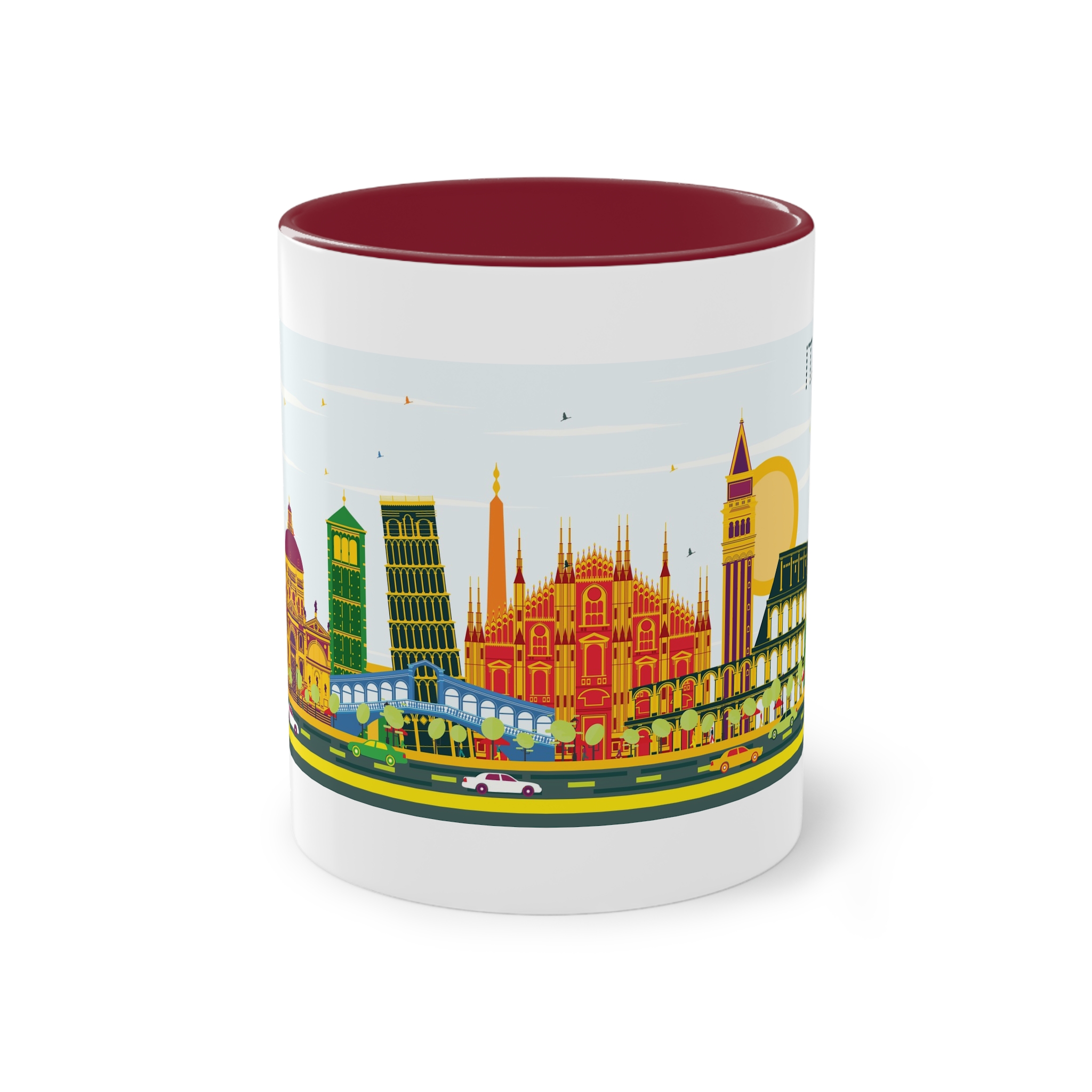 Italy Color Two Tone Coffee Mug 11oz - Image 5