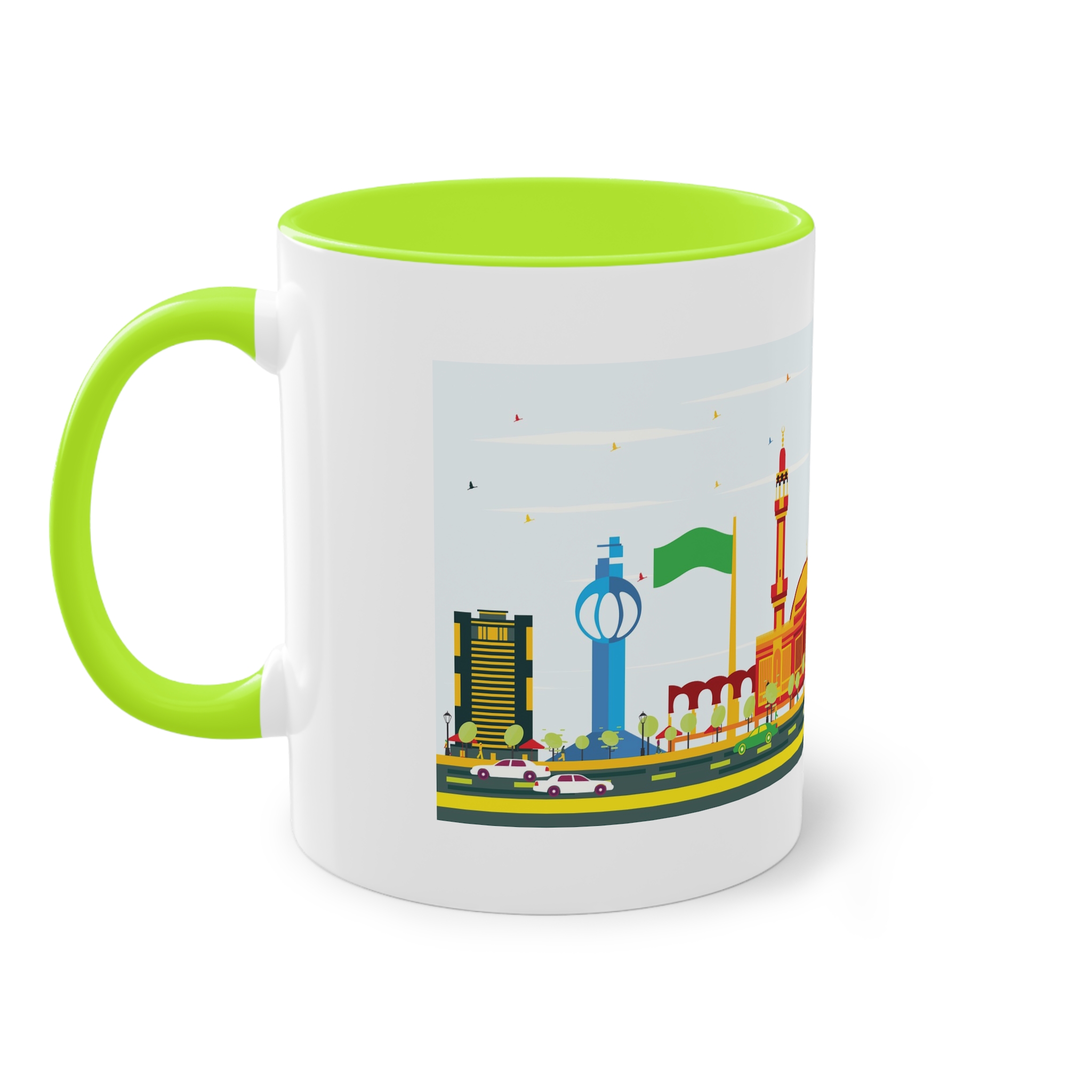 Jeddah Color Two Tone Coffee Mug 11oz - Image 27