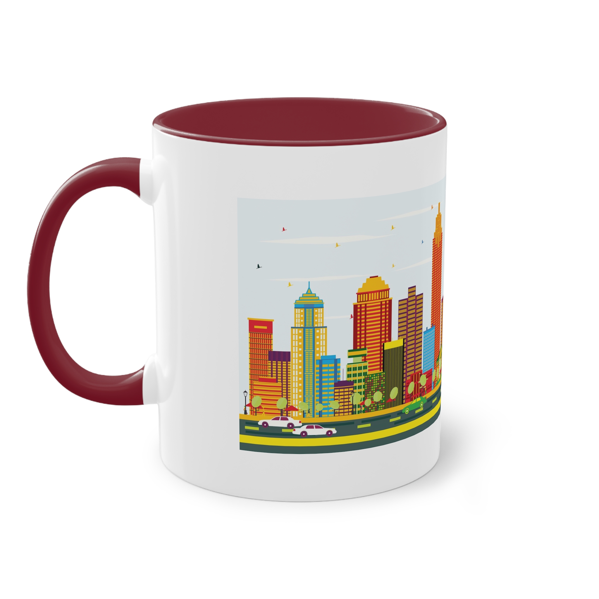 Atlanta Color Two Tone Coffee Mug 11oz - Image 7