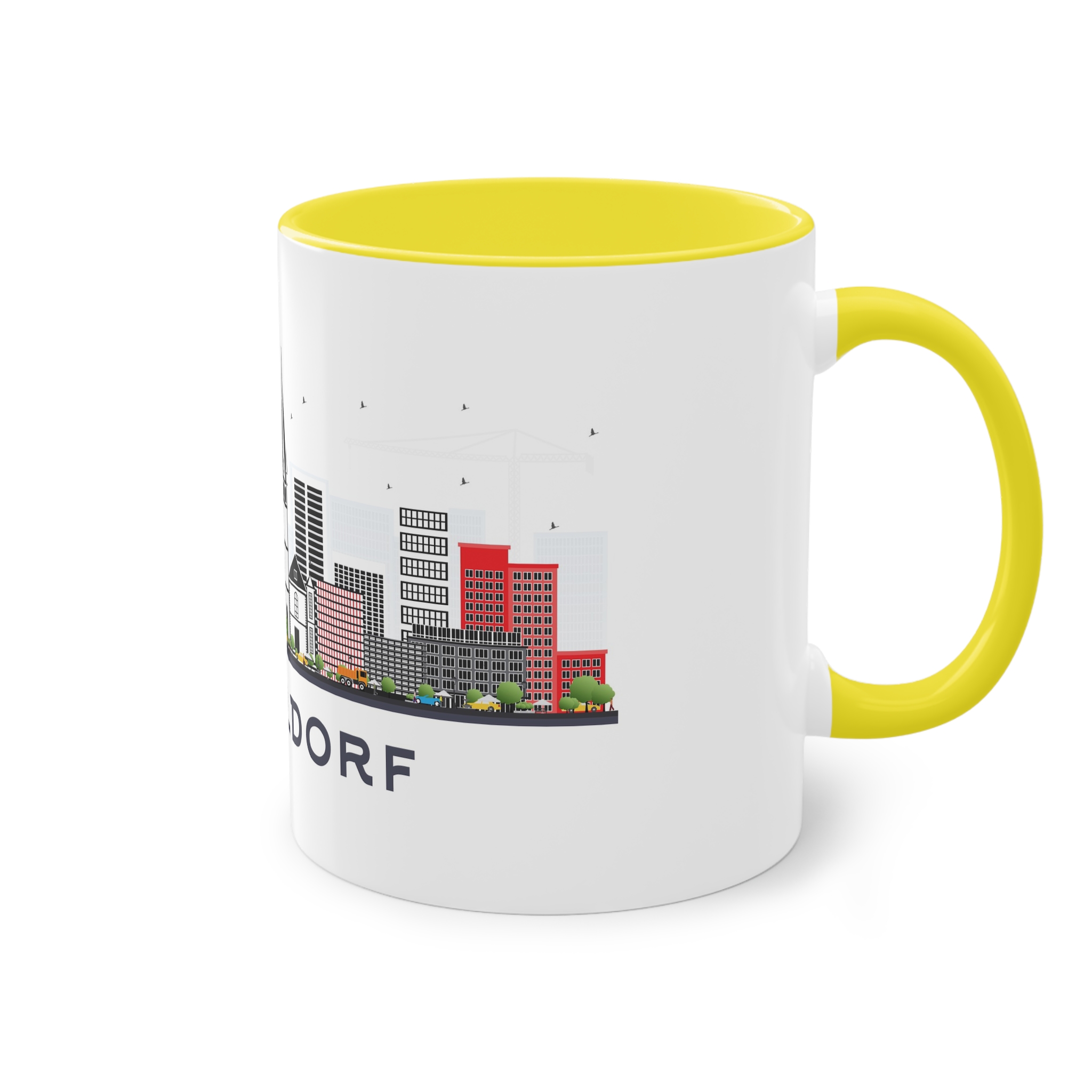 Dusseldorf Isolated Two Tone Coffee Mug 11oz - Image 24