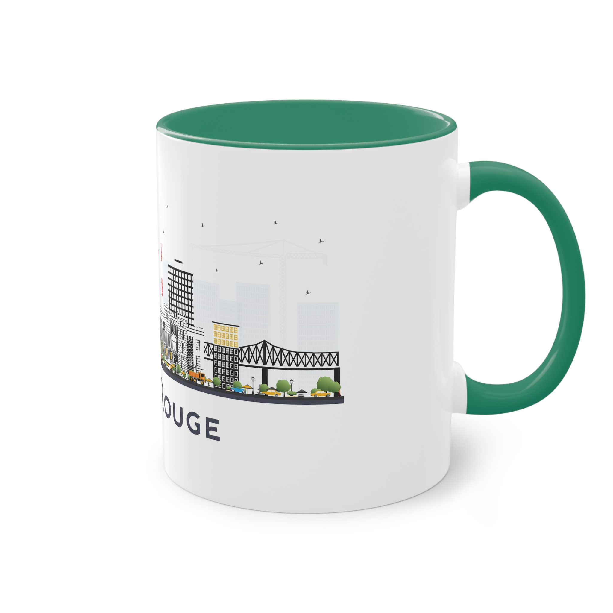 Baton Rouge Isolated Two Tone Coffee Mug 11oz - Image 32