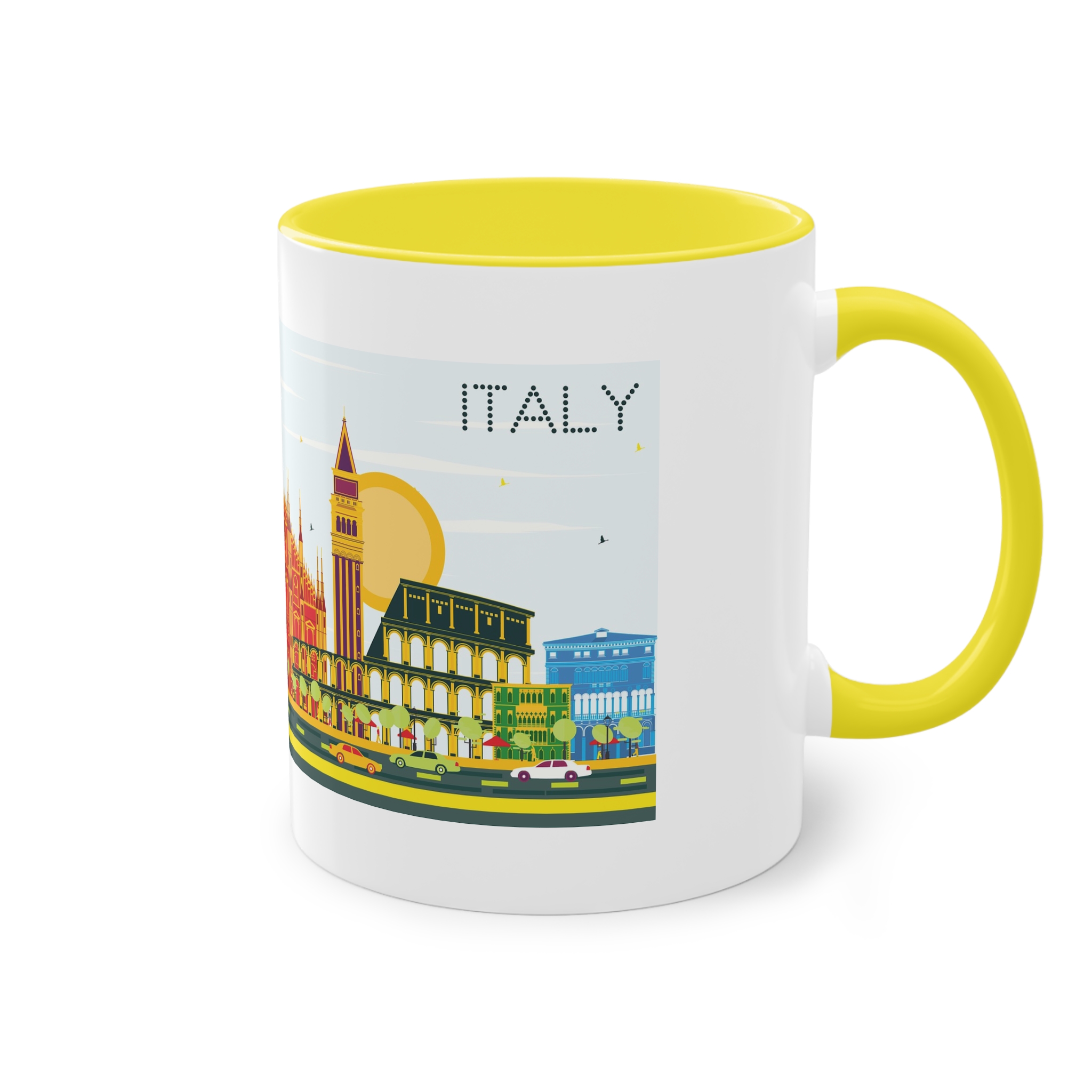 Italy Color Two Tone Coffee Mug 11oz - Image 24