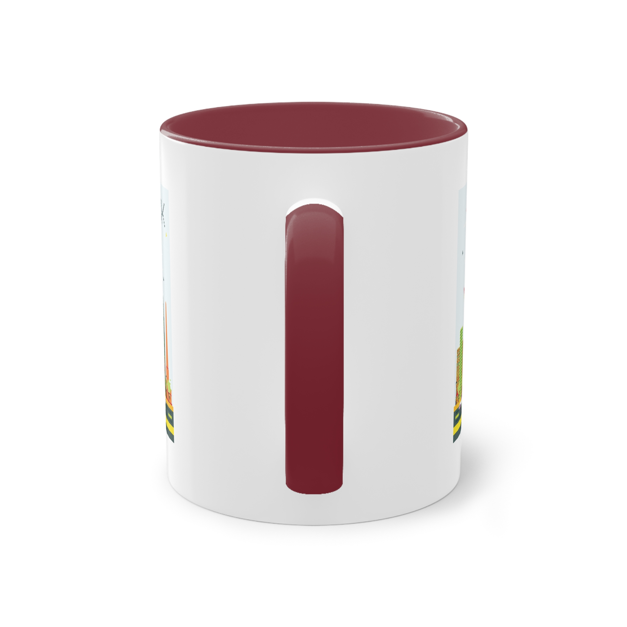 Bangkok Color Two Tone Coffee Mug 11oz - Image 6