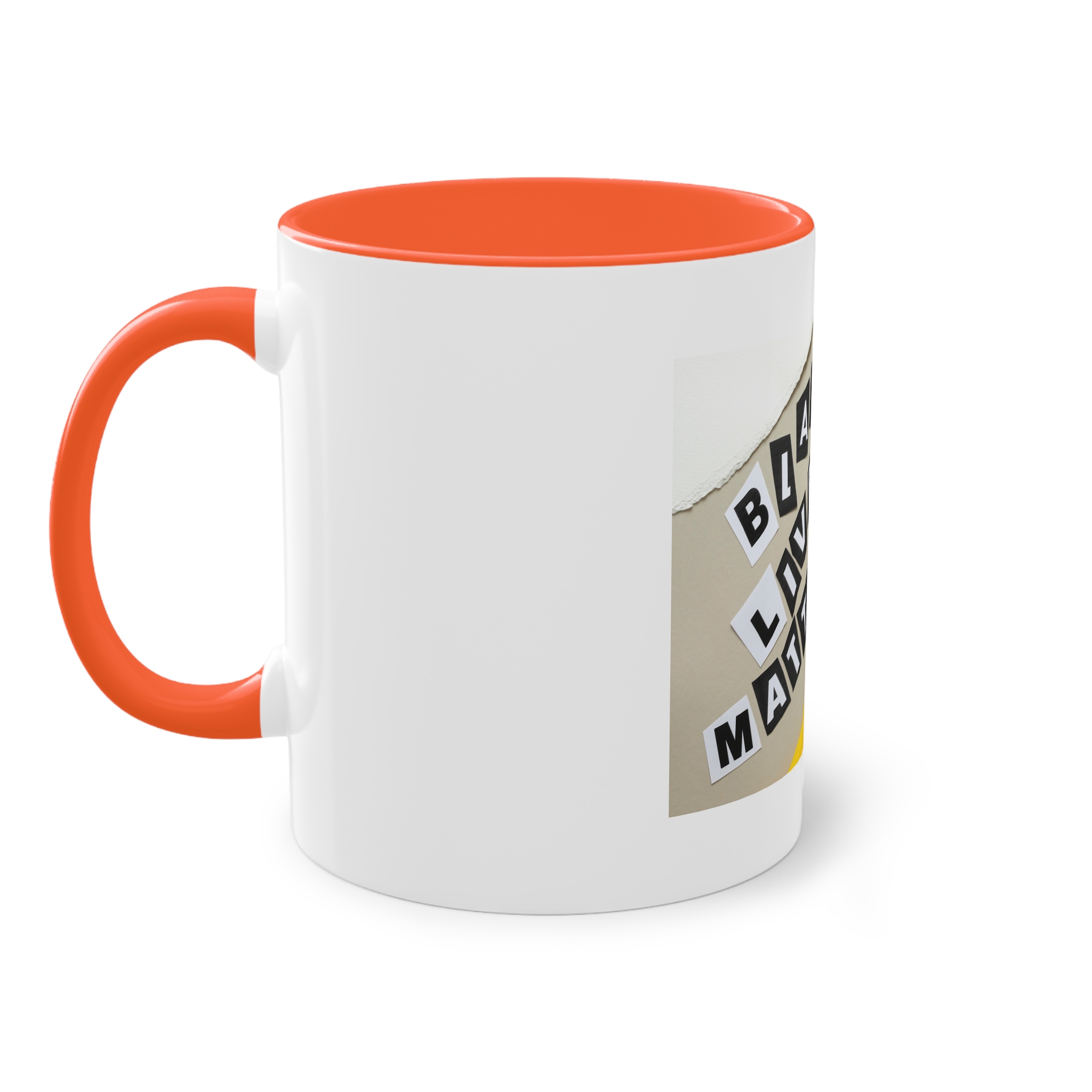 Black Lives Matter Collage Two Tone Coffee Mug 11oz - Image 15