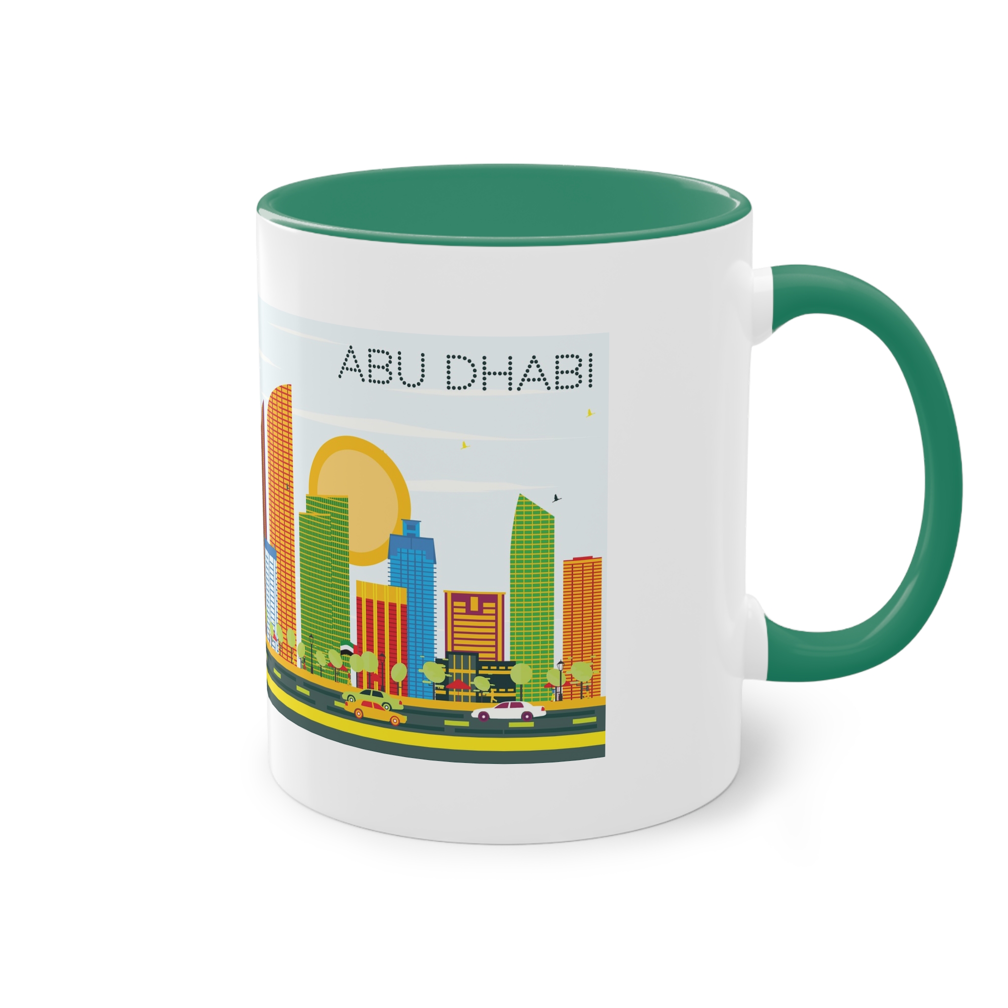Abu Dhabi Color Two Tone Coffee Mug 11oz - Image 32
