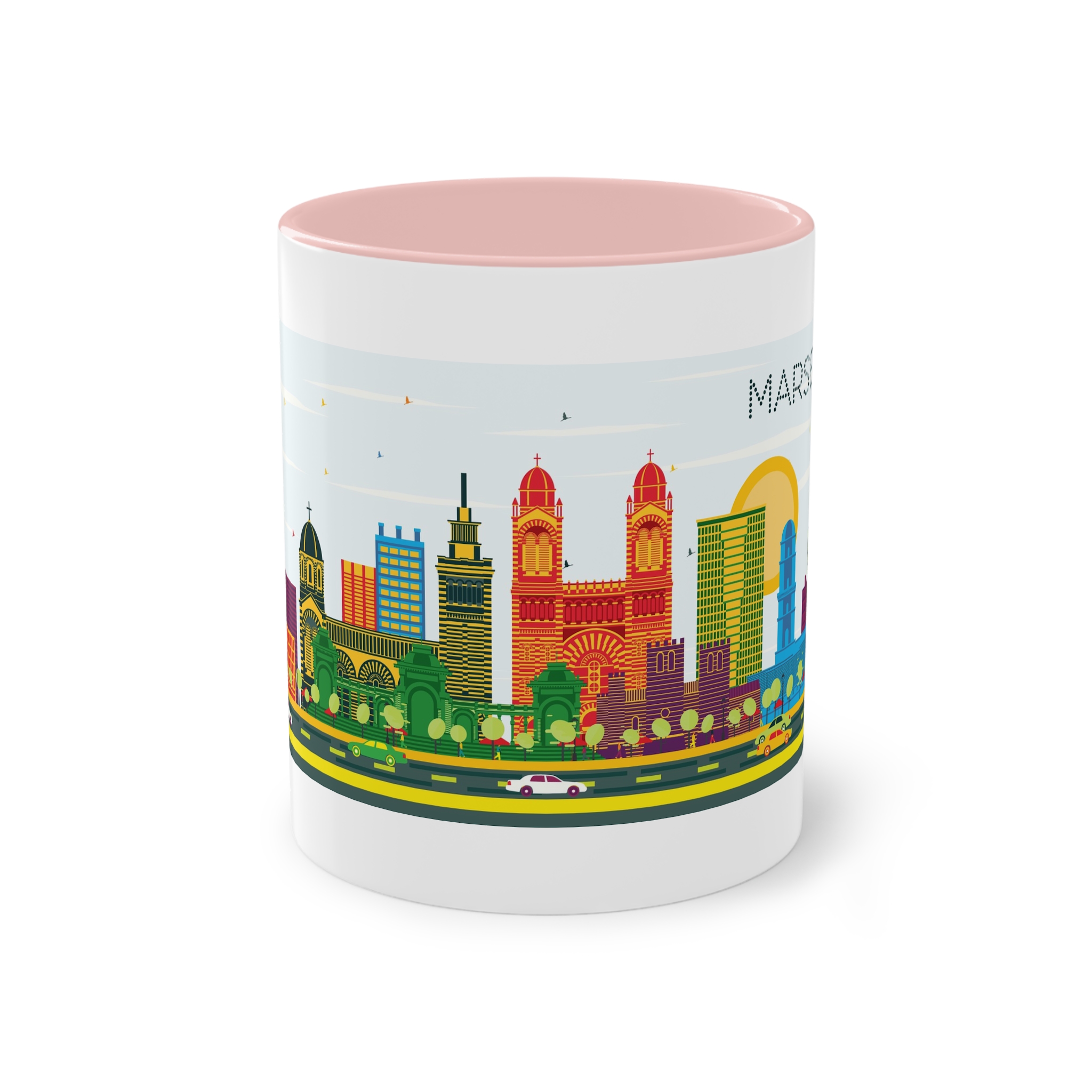 Marseille Color Two Tone Coffee Mug 11oz - Image 45