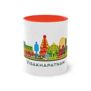 Visakhapatnam Color Isolated Two Tone Coffee Mug 11oz