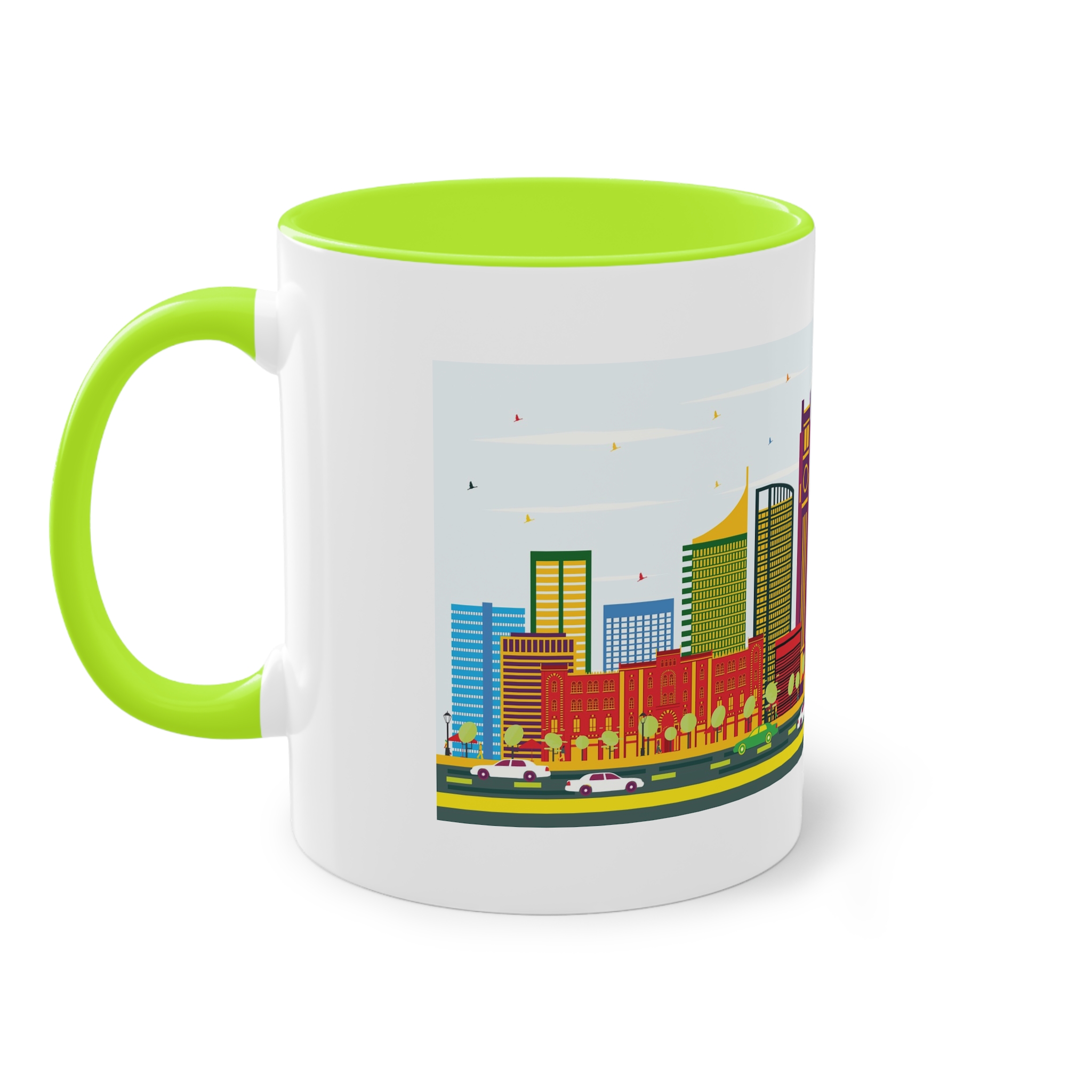 Beirut Color Two Tone Coffee Mug 11oz - Image 27