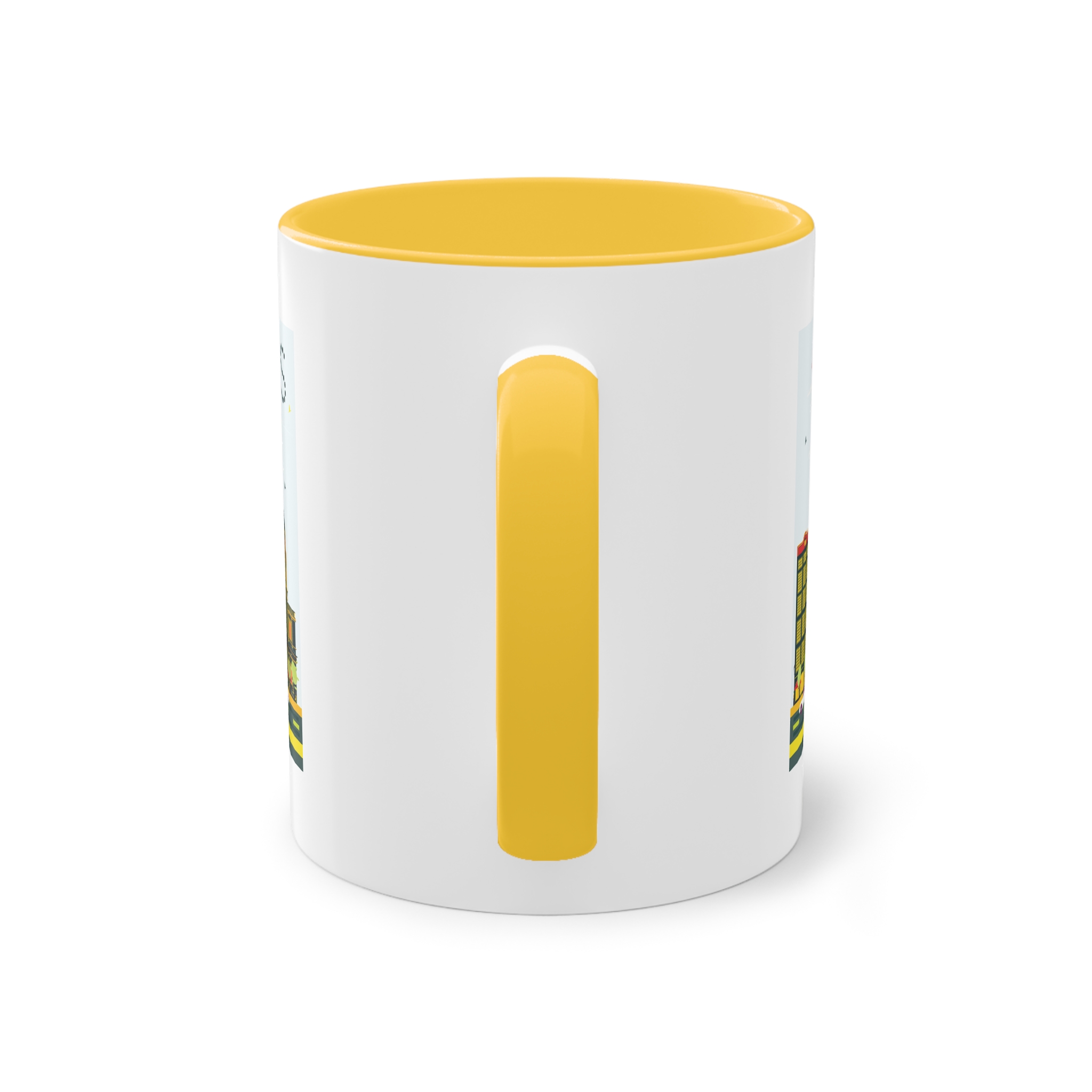 Paris Color Two Tone Coffee Mug 11oz - Image 18