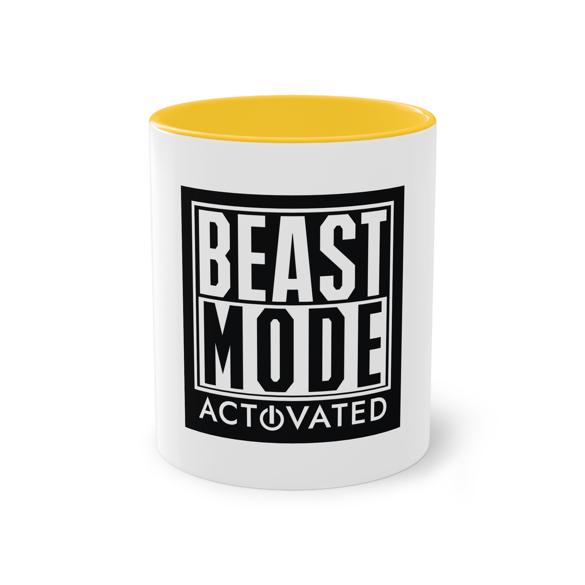 Beast Mode Activated Two Tone Coffee Mug 11oz - Image 17