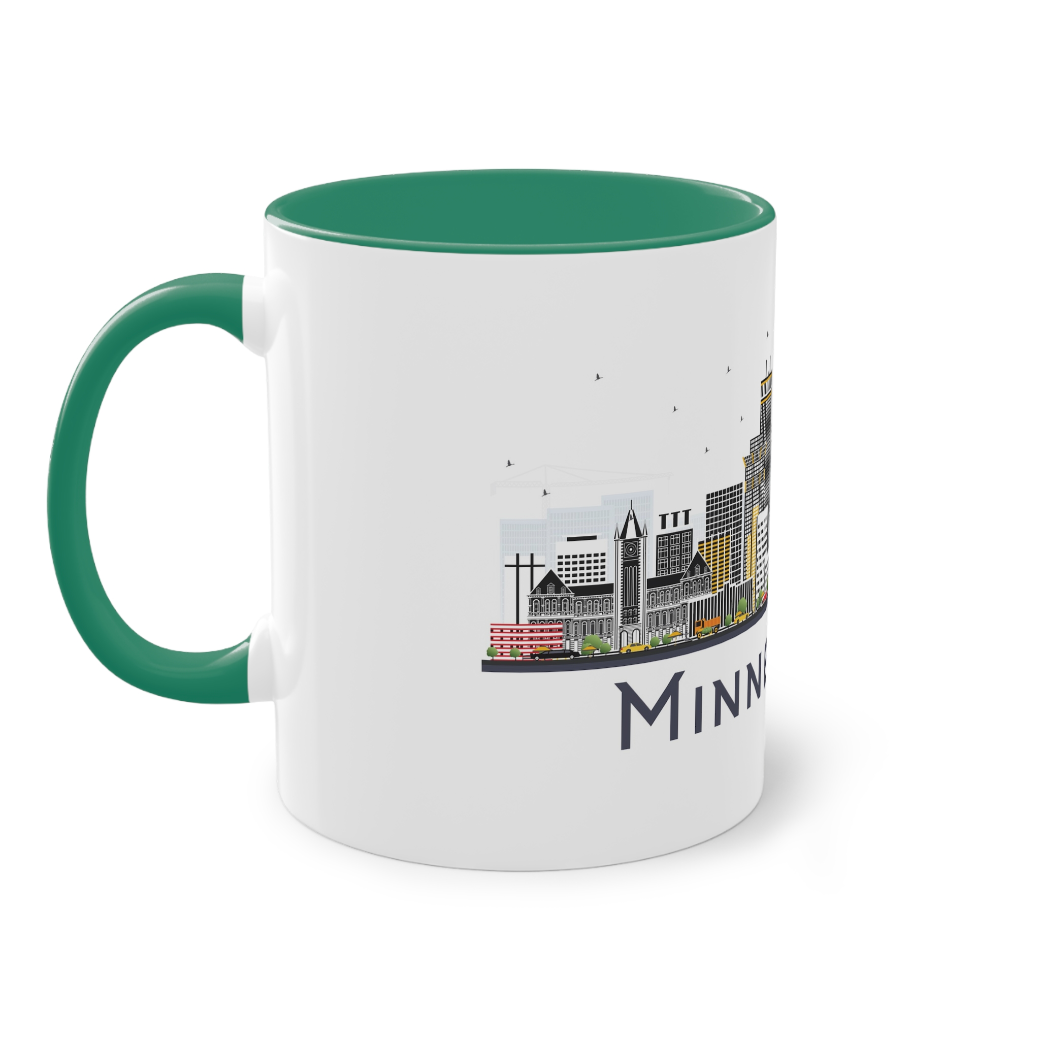 Minneapolis Isolated Two Tone Coffee Mug 11oz - Image 31