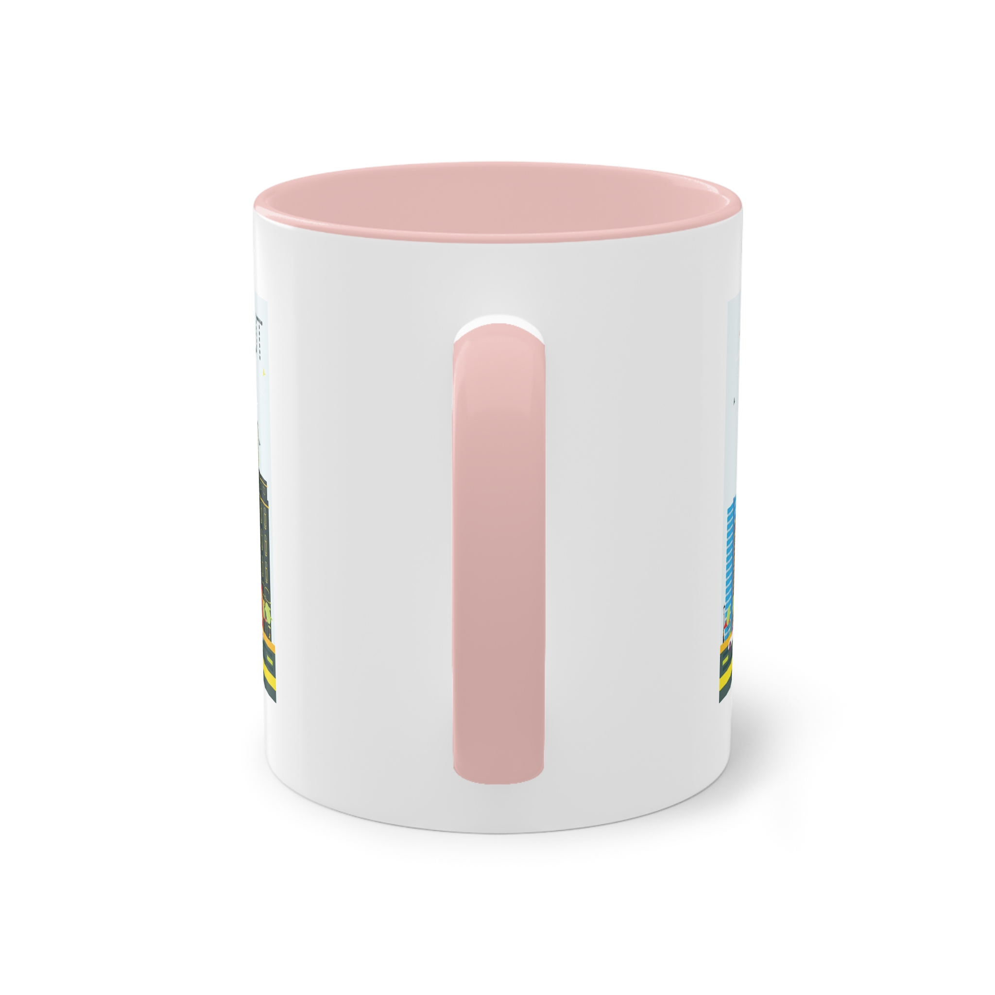 Beirut Color Two Tone Coffee Mug 11oz - Image 46